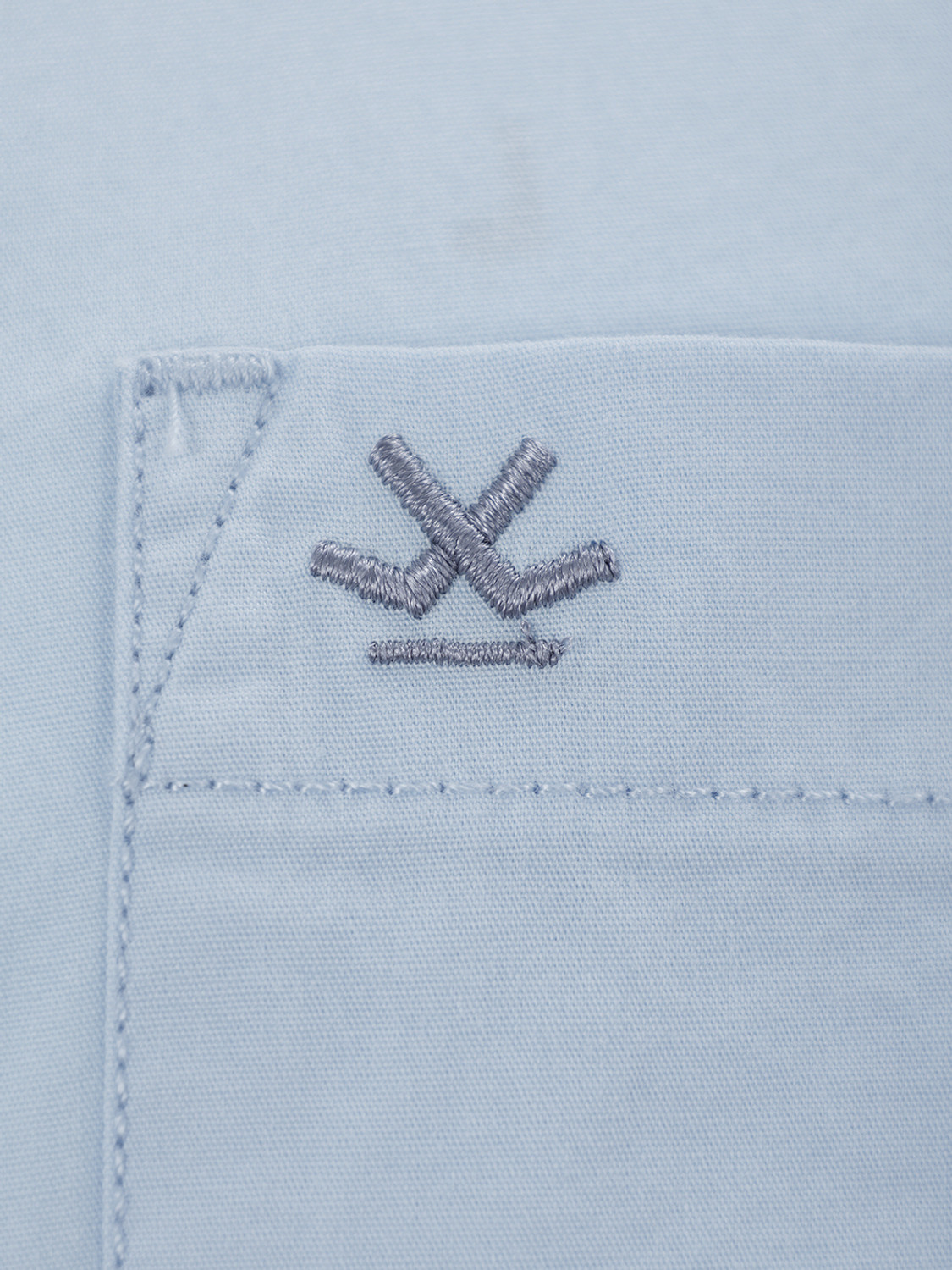 Image of WROGN Men Solid Casual Blue Shirt