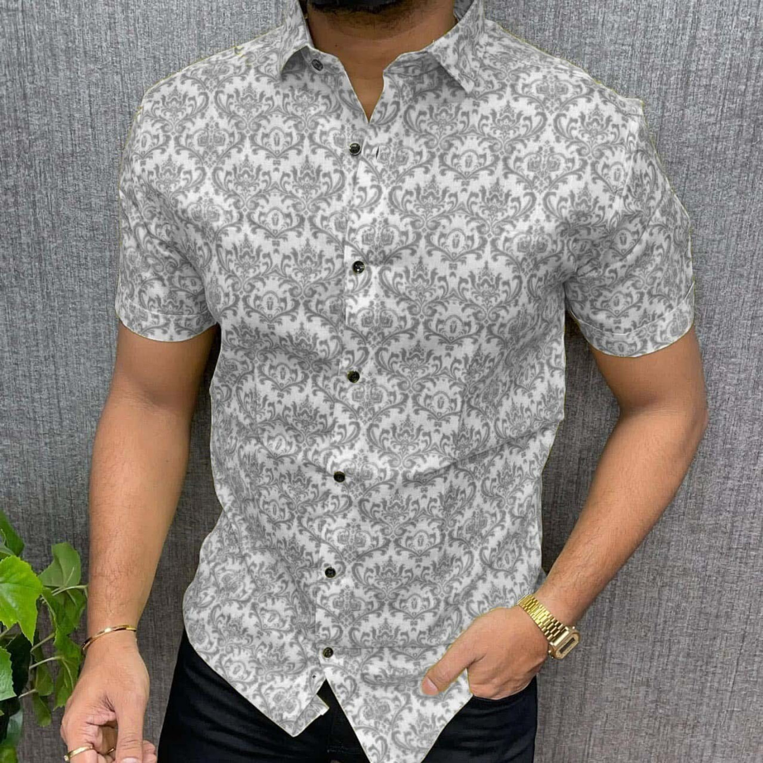 Image of PRIMEFIELD Men Printed Casual Multicolor Shirt