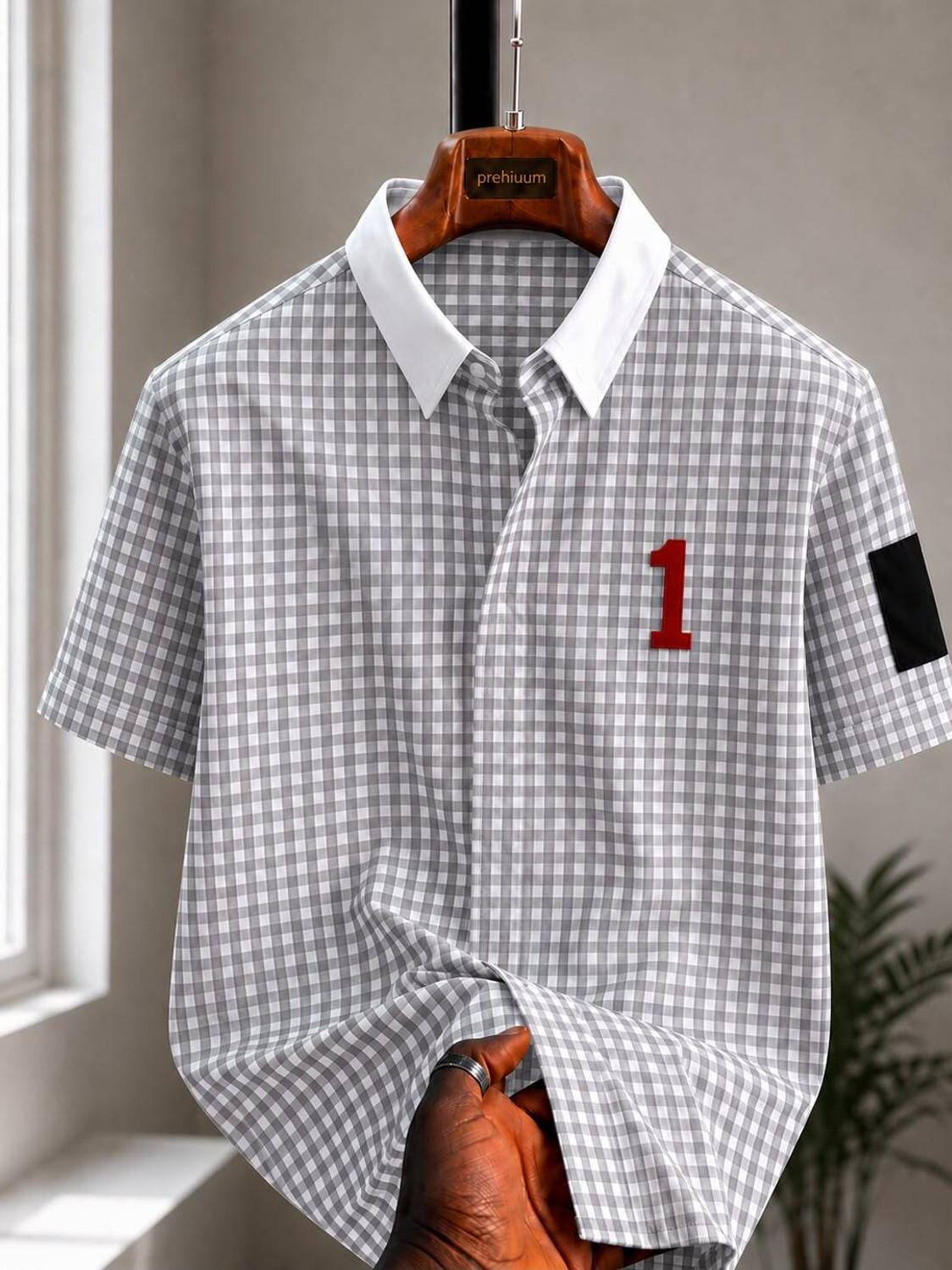 Image of Mj fashion Men Checkered Casual Multicolor Shirt