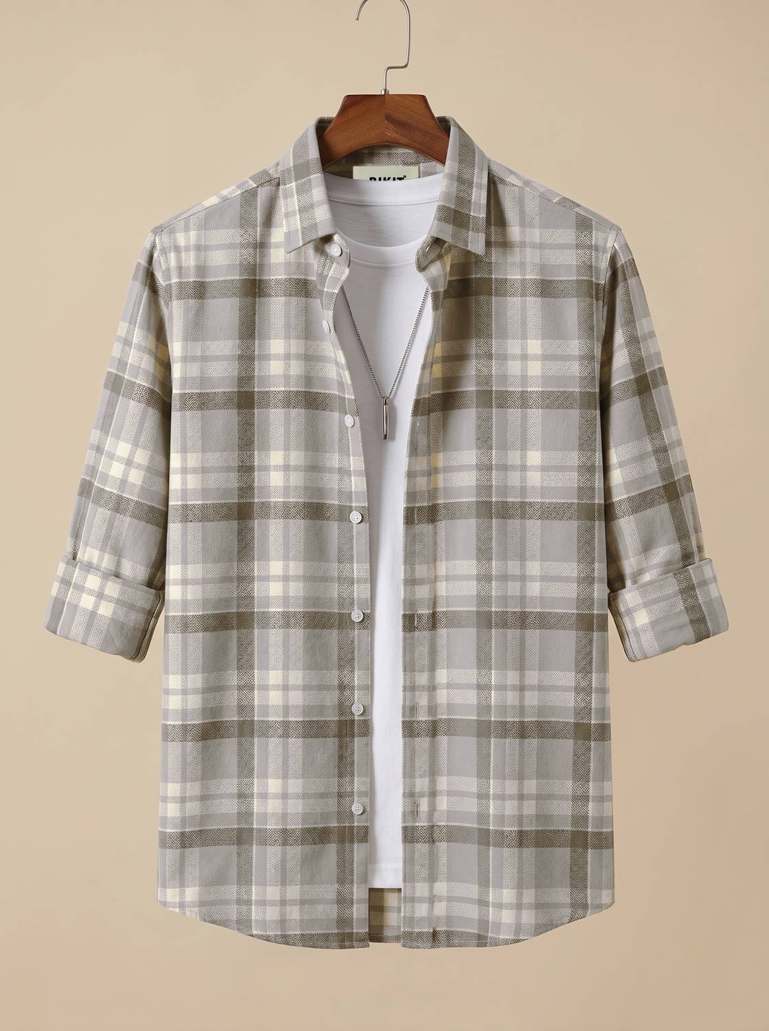 BIKIT Men Checkered Casual Multicolor Shirt