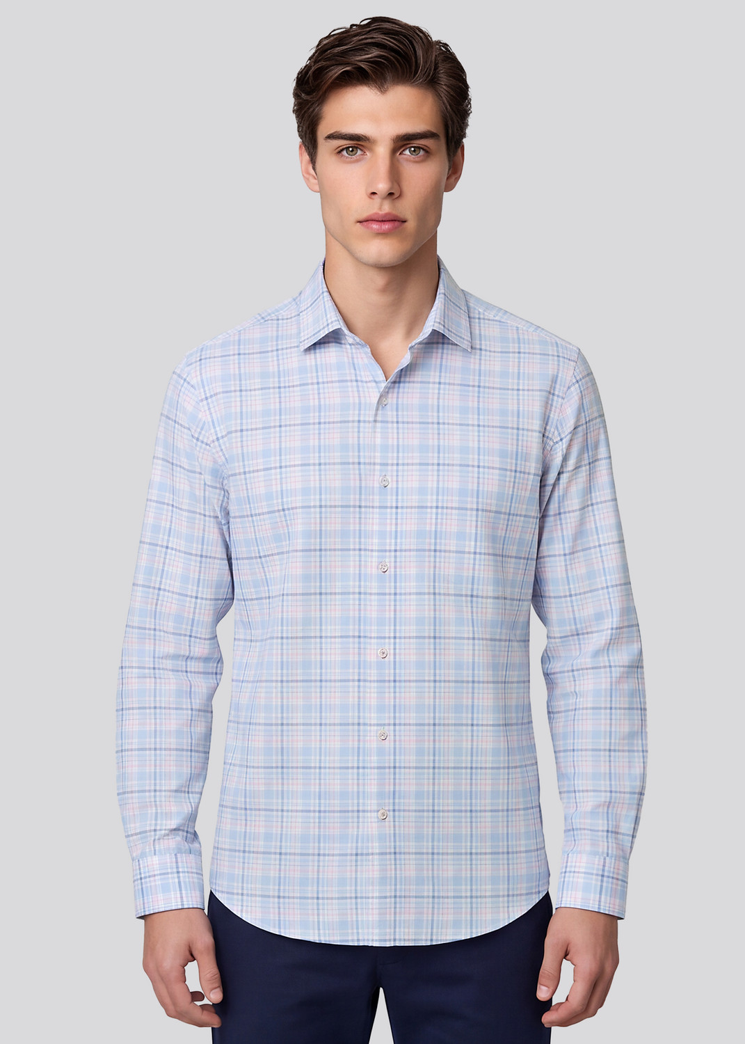 Image of KILLER Men Slim Fit Checkered Casual Shirt