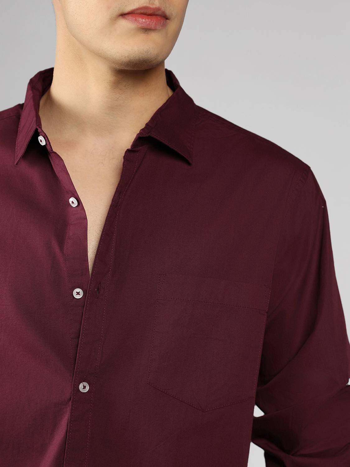 Dennis Lingo Men Maroon Shirt - Image 4