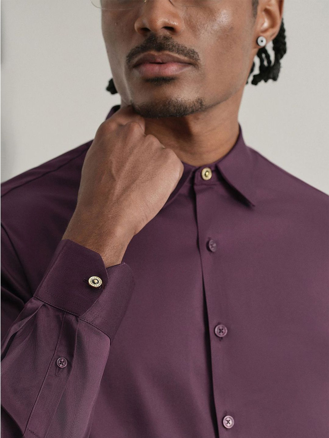 Image of Banana Club Men Solid Casual Brown Shirt