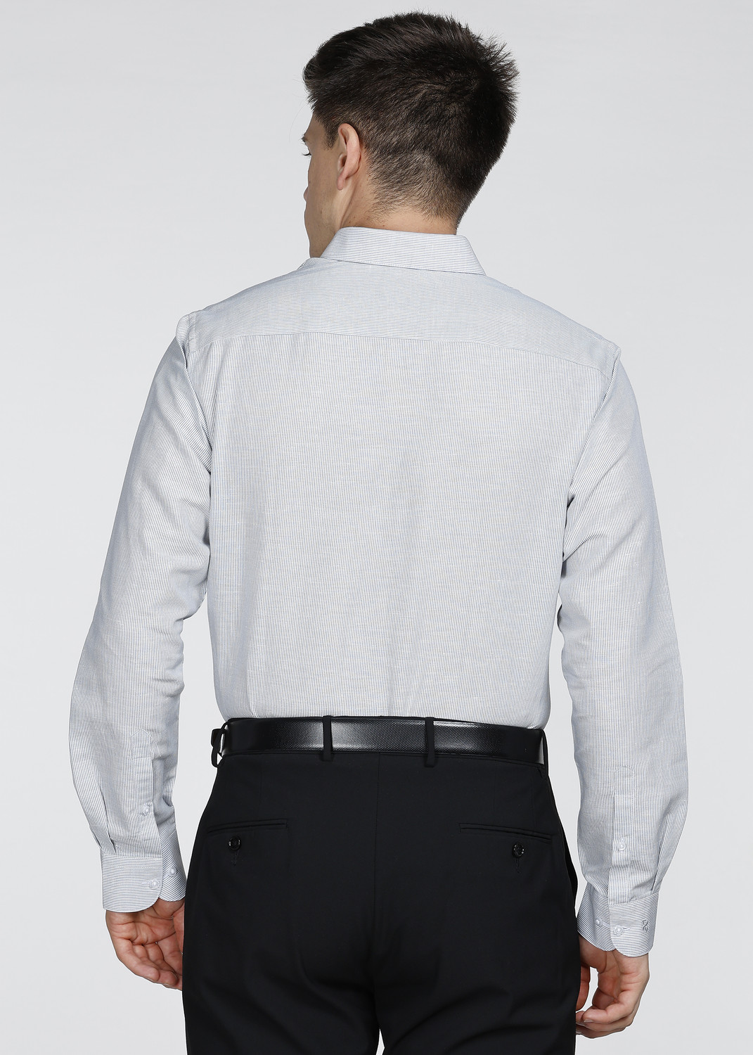 Image of PETER ENGLAND Men Slim Fit Striped Formal Shirt
