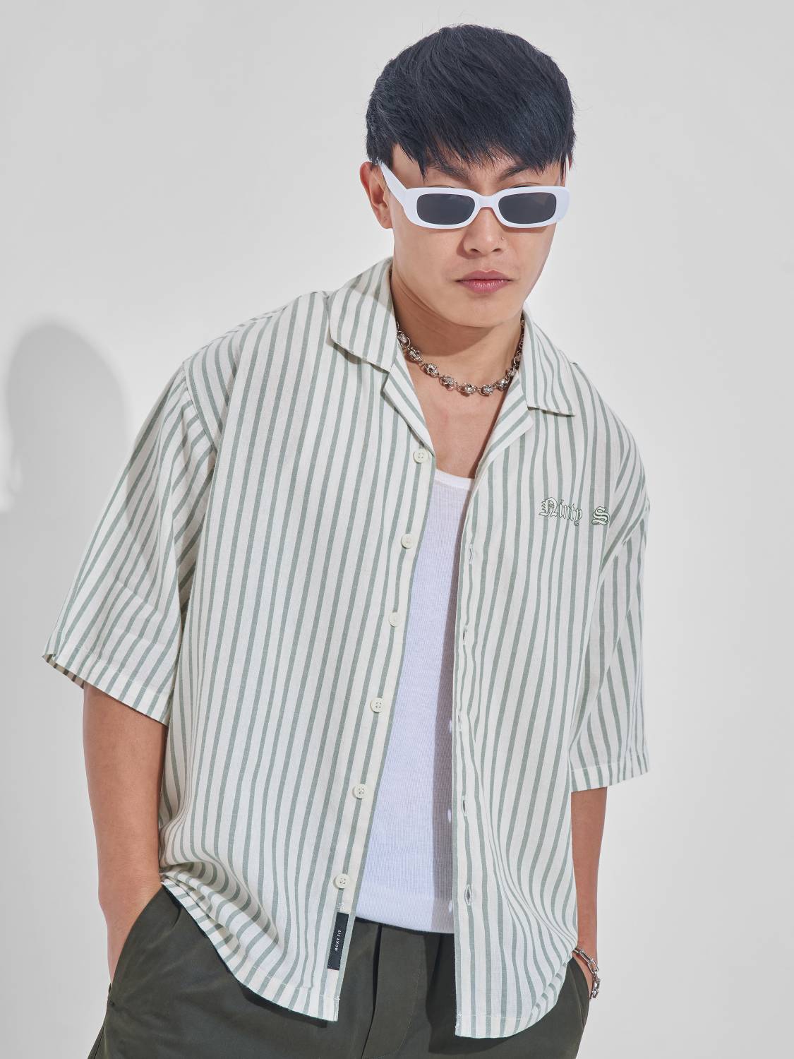 HIGHLANDER Men Striped Multicolor Shirt - Image 2