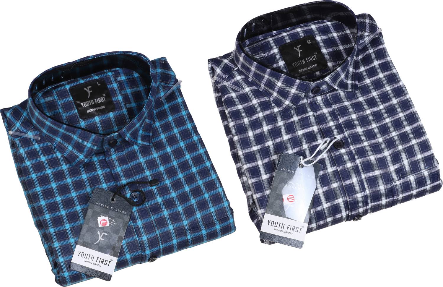 youth first Men Regular Fit Checkered Spread Collar Casual Shirt