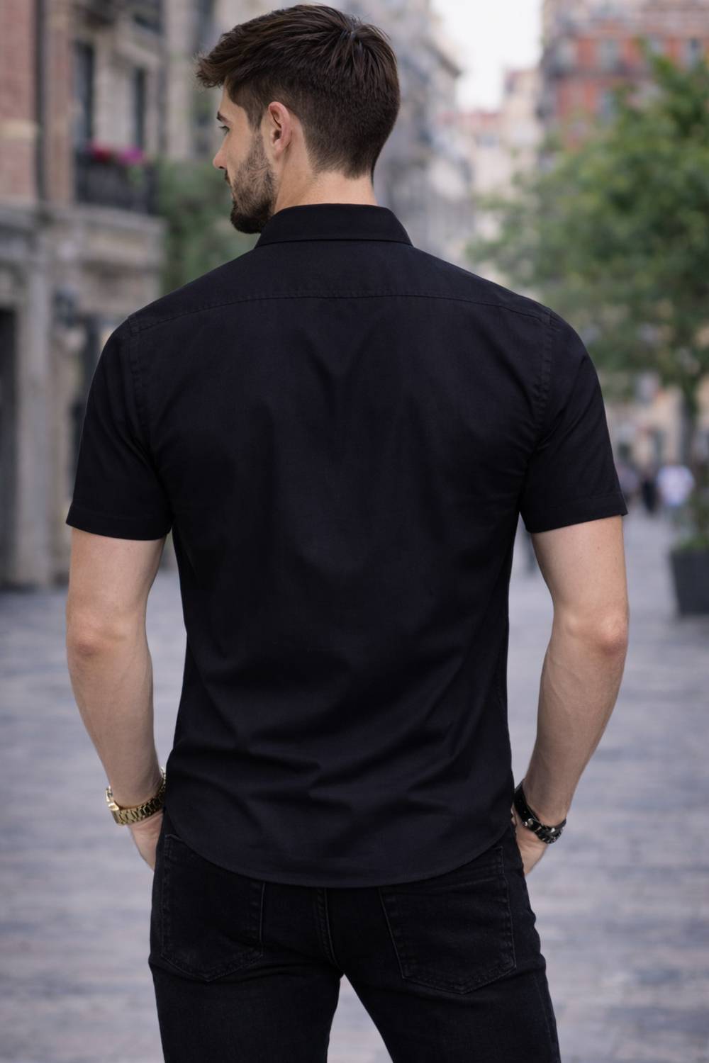 BROCON Men Black Casual Shirt - Image 2