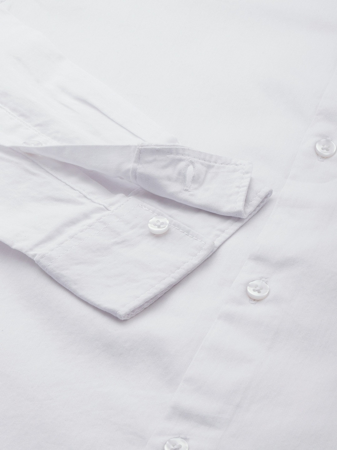 Image of The Indian Garage Co. Men Embroidered Casual White Shirt