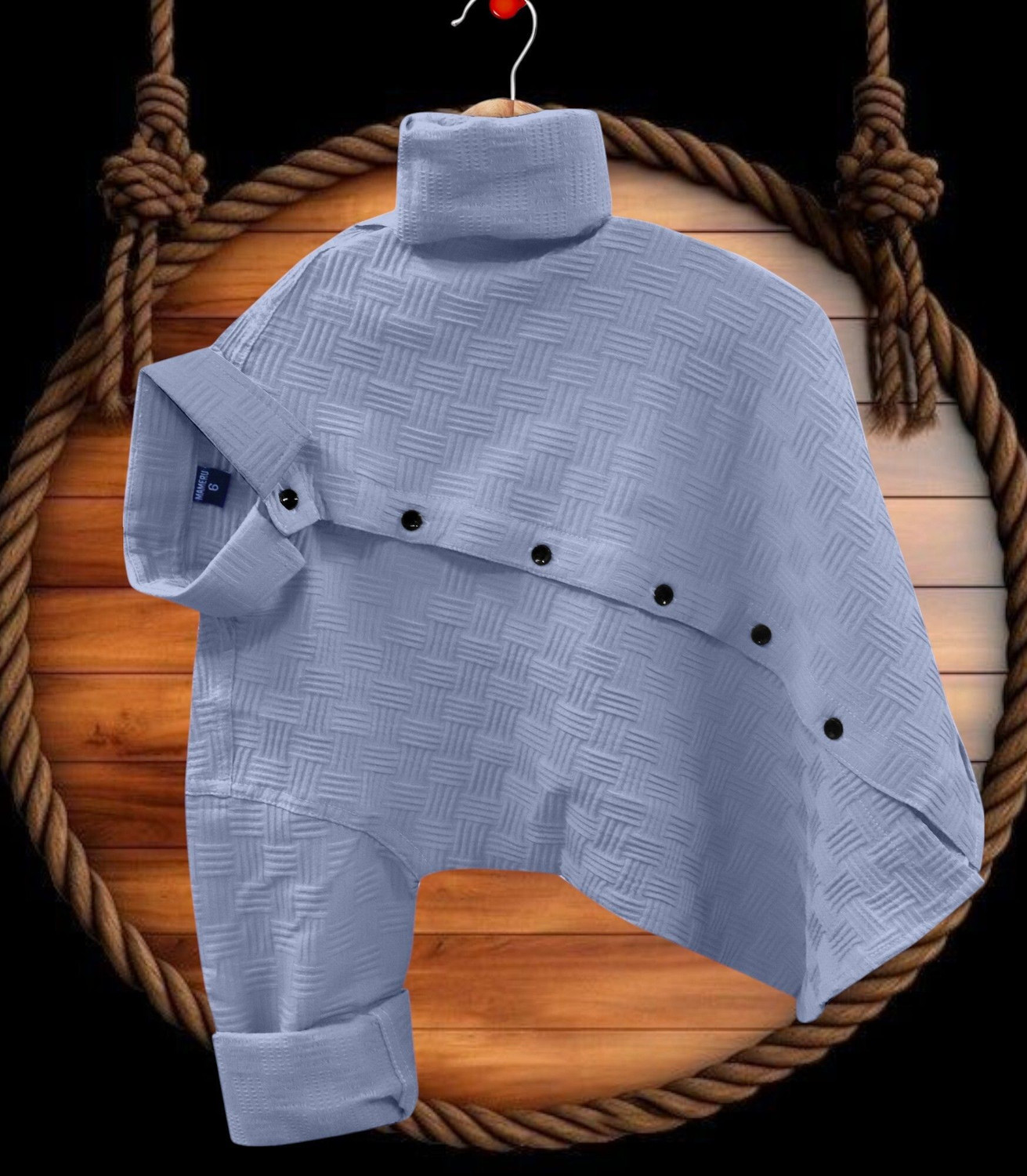 Image of Lolark Boys Self Design Party Purple Shirt