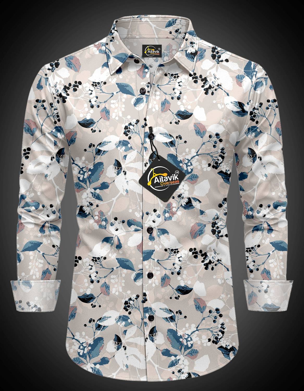 AITAVIK Men Printed Casual Multicolor Shirt