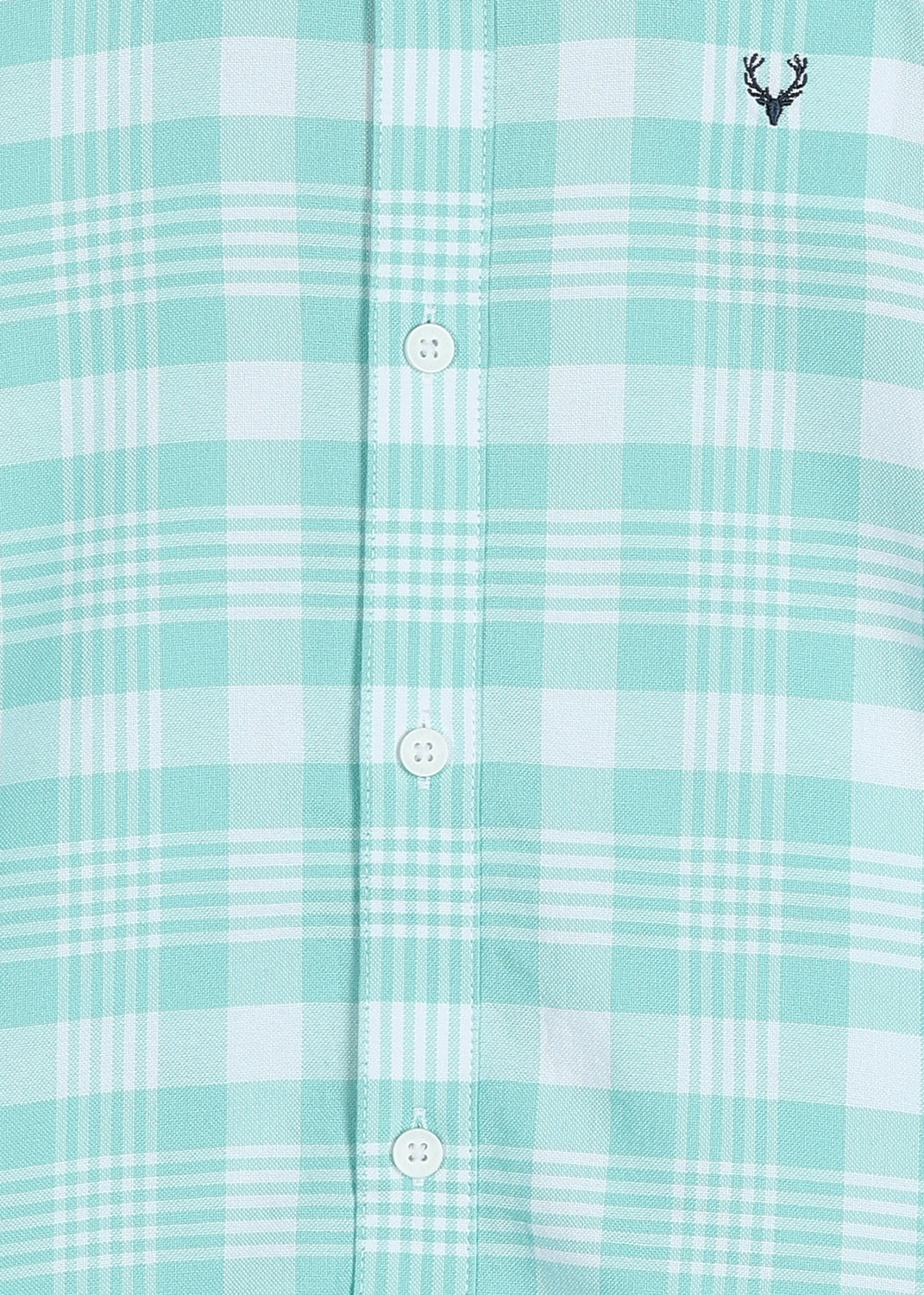Image of Allen Solly Boys Checkered Casual Multicolor Shirt