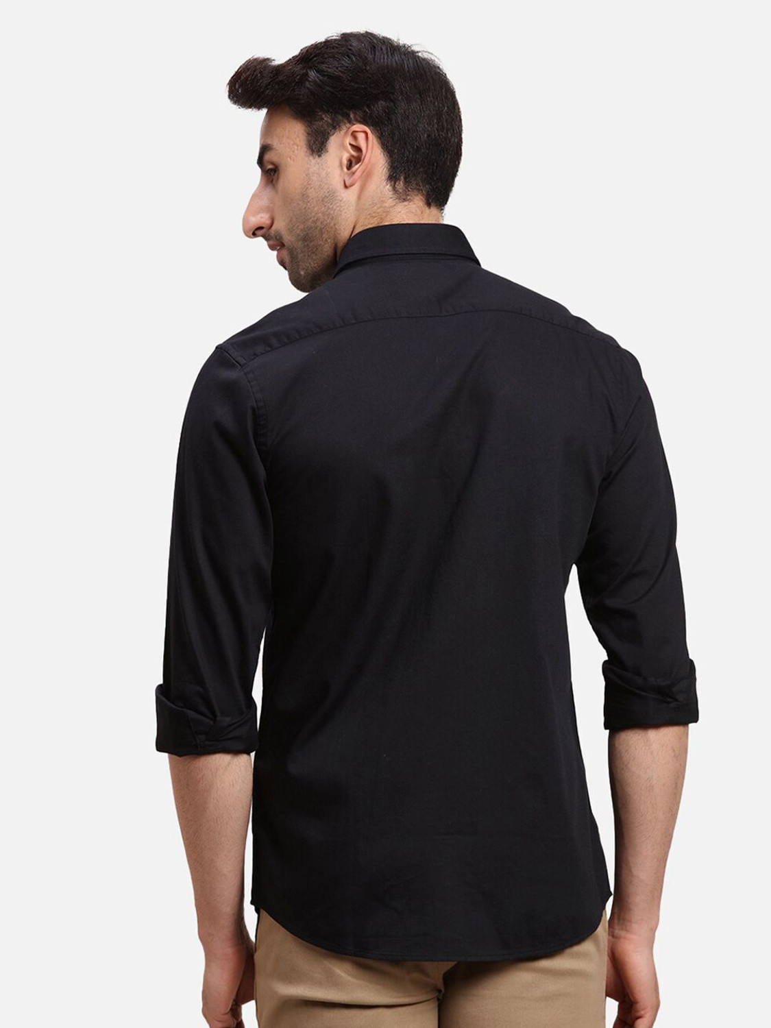 Image of COLORPLUS Men Regular Fit Solid Casual Shirt