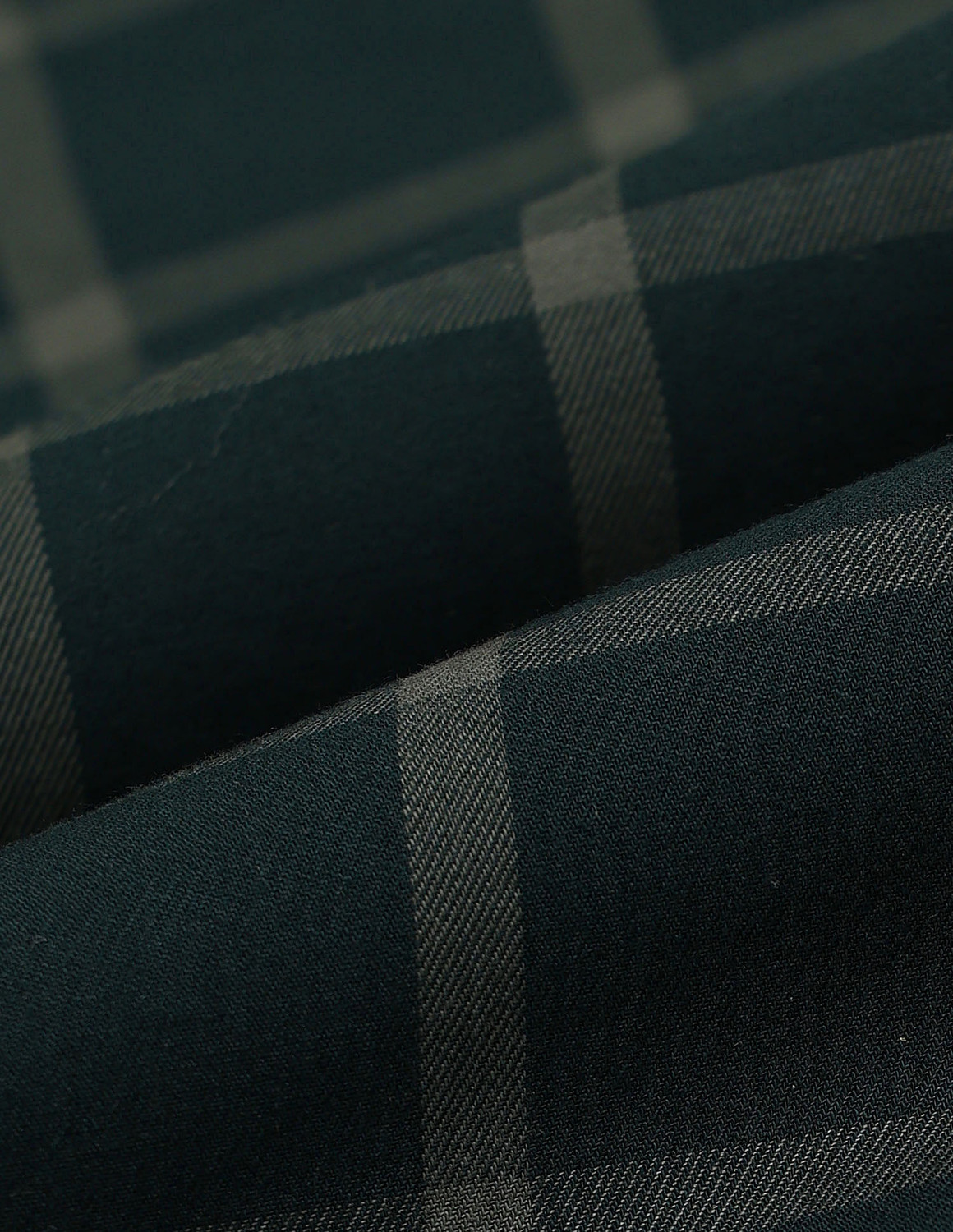 Image of AD by Arvind Men Checkered Casual Green Shirt