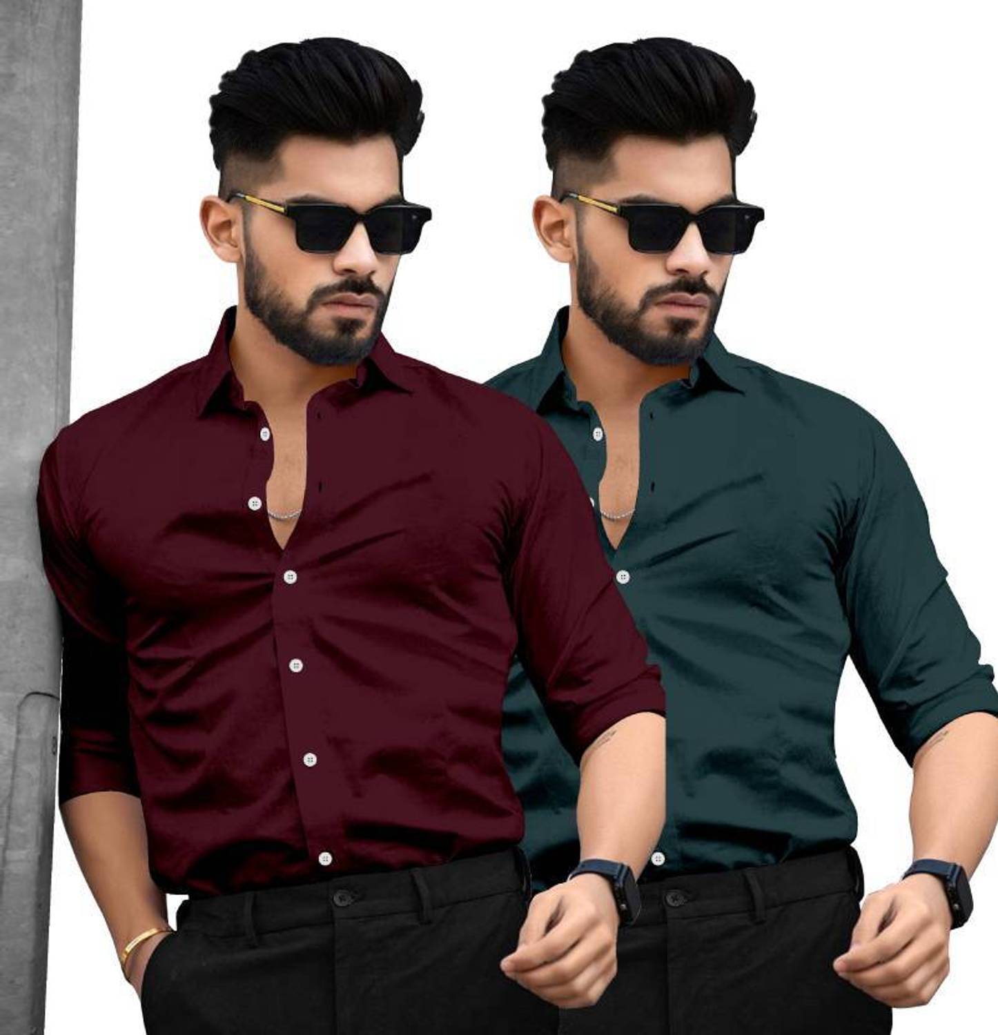 GLOREN Men Multicolor Casual Shirt - Image 1