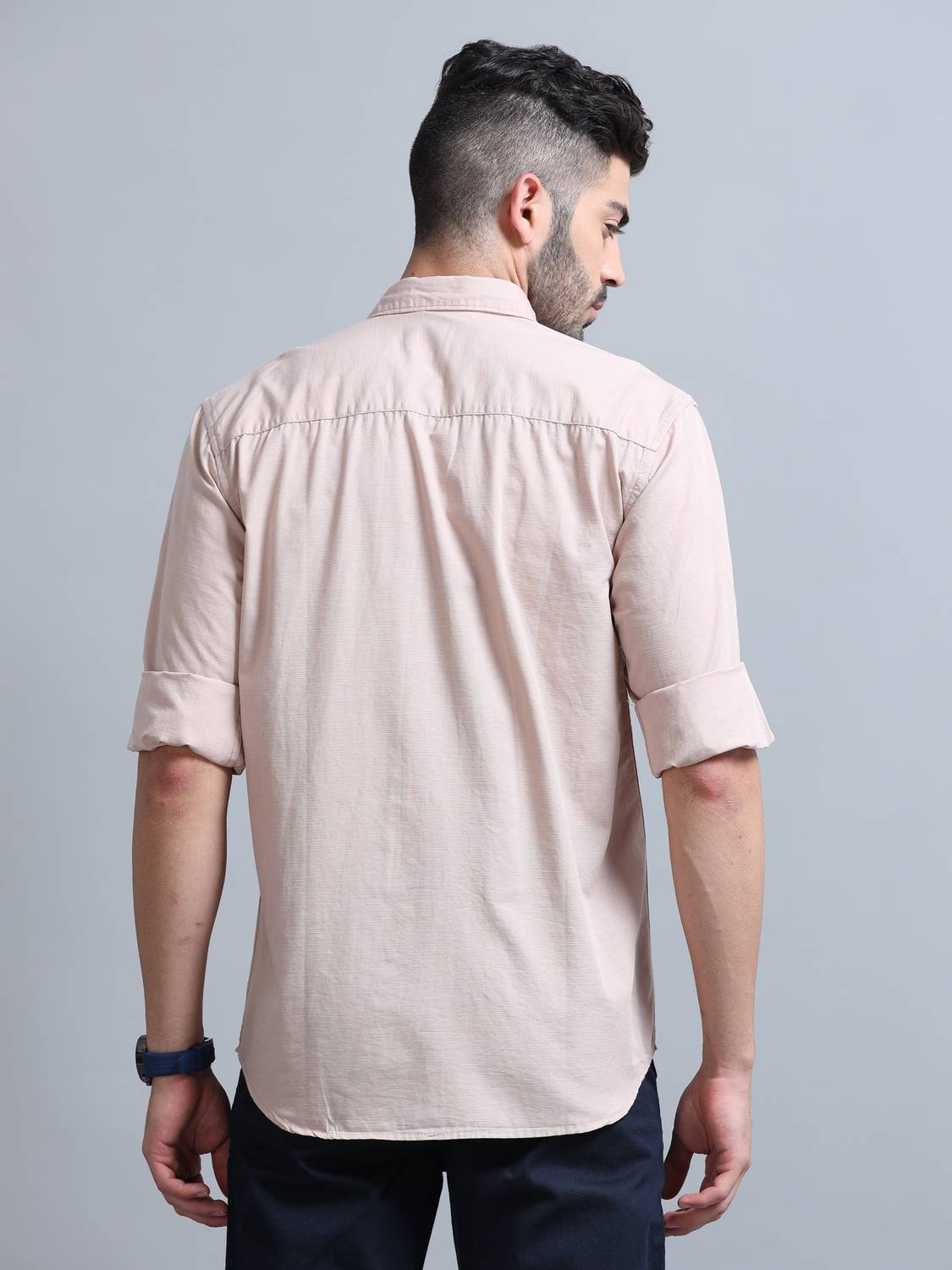 Tom Mackler Men Beige Casual Shirt - Image 4