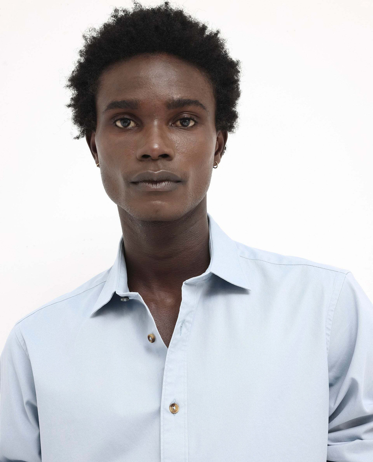 Image of RARE RABBIT Men Solid Casual Blue Shirt