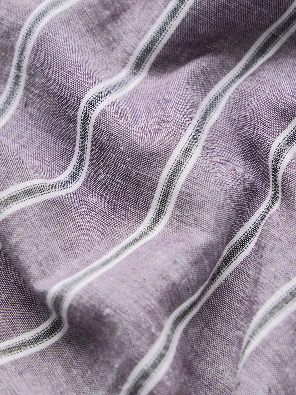 Image of The Souled Store Men Striped Casual Purple Shirt