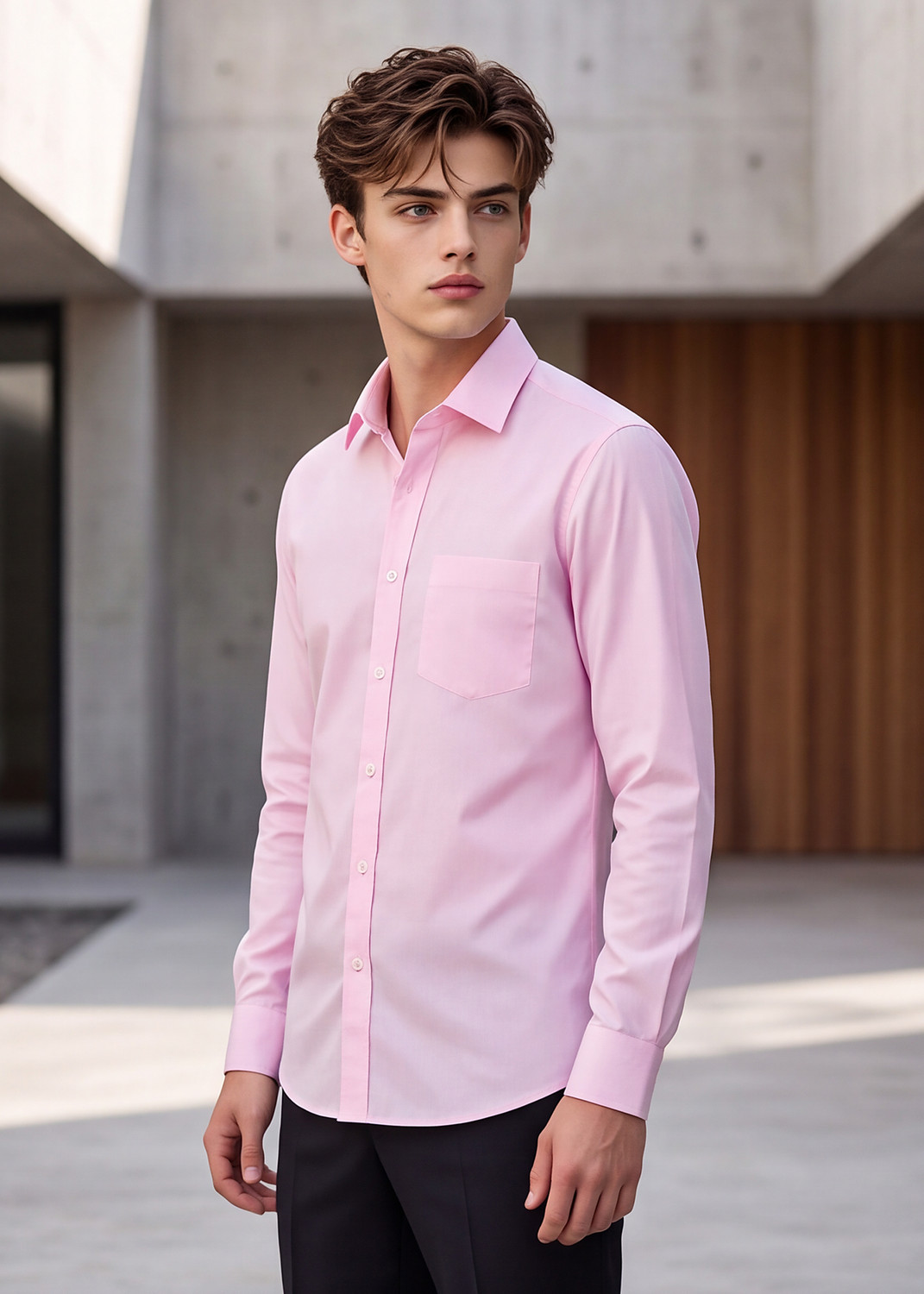 Image of KILLER Men Slim Fit Printed Formal Shirt