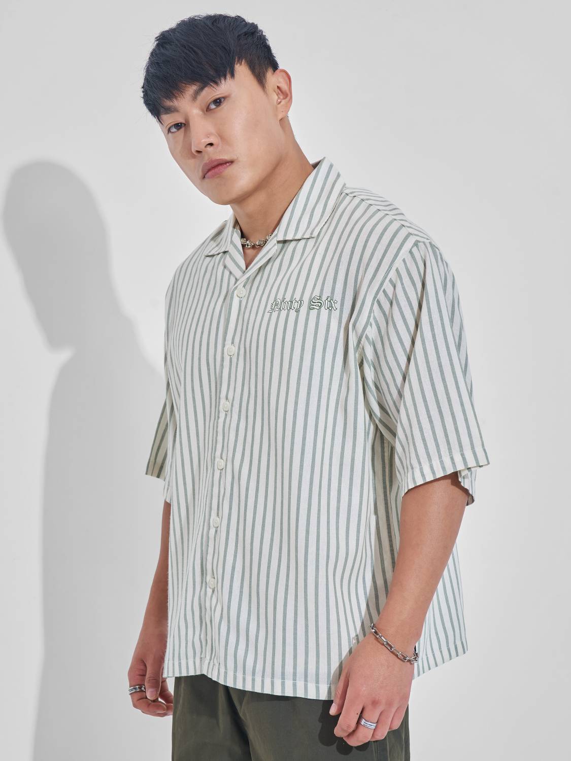 HIGHLANDER Men Striped Multicolor Shirt - Image 4