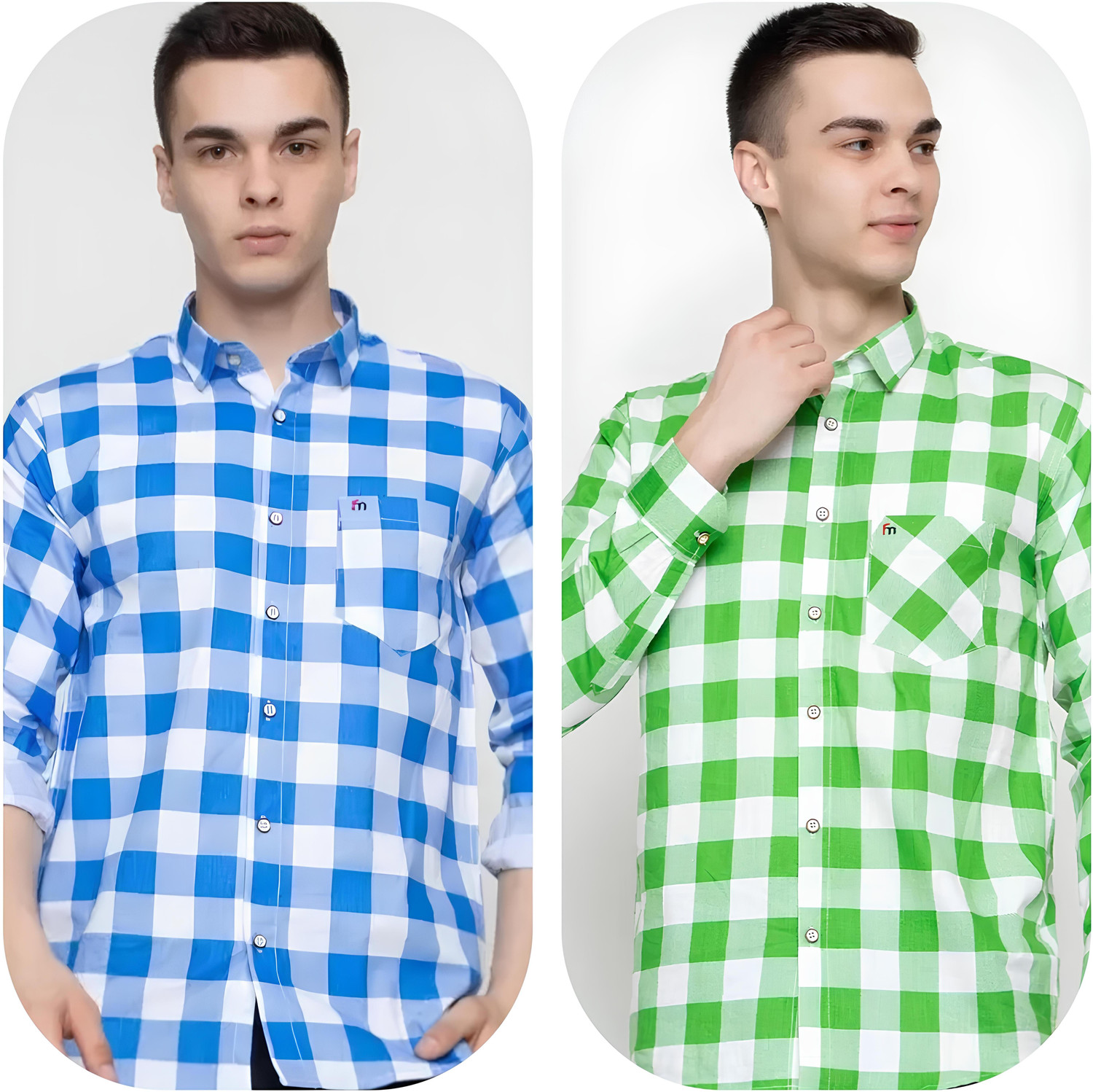 Image of StudShirts Men Checkered Casual Multicolor Shirt