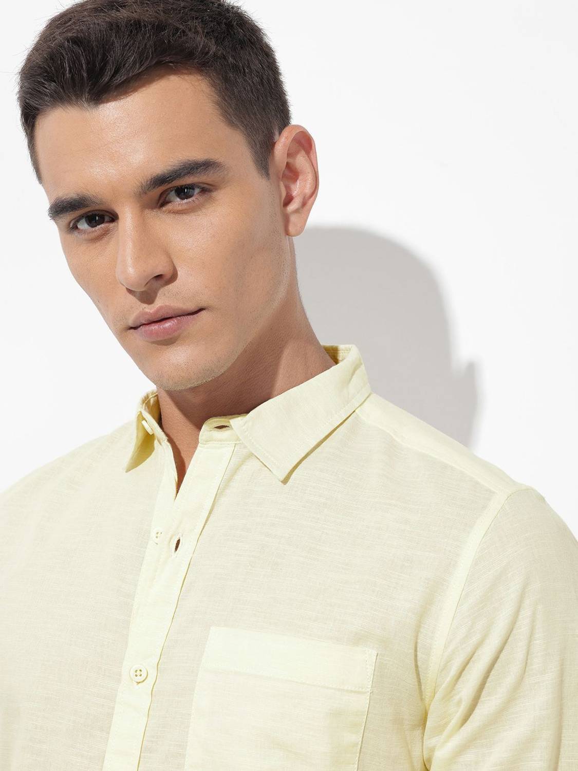 Roadster Men Yellow Casual Shirt - Image 2