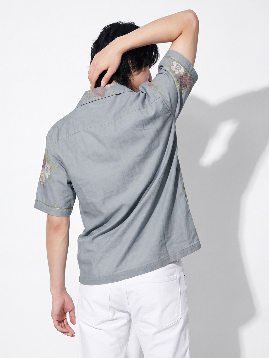 Image of MAX Men Regular Fit Embroidered Casual Shirt