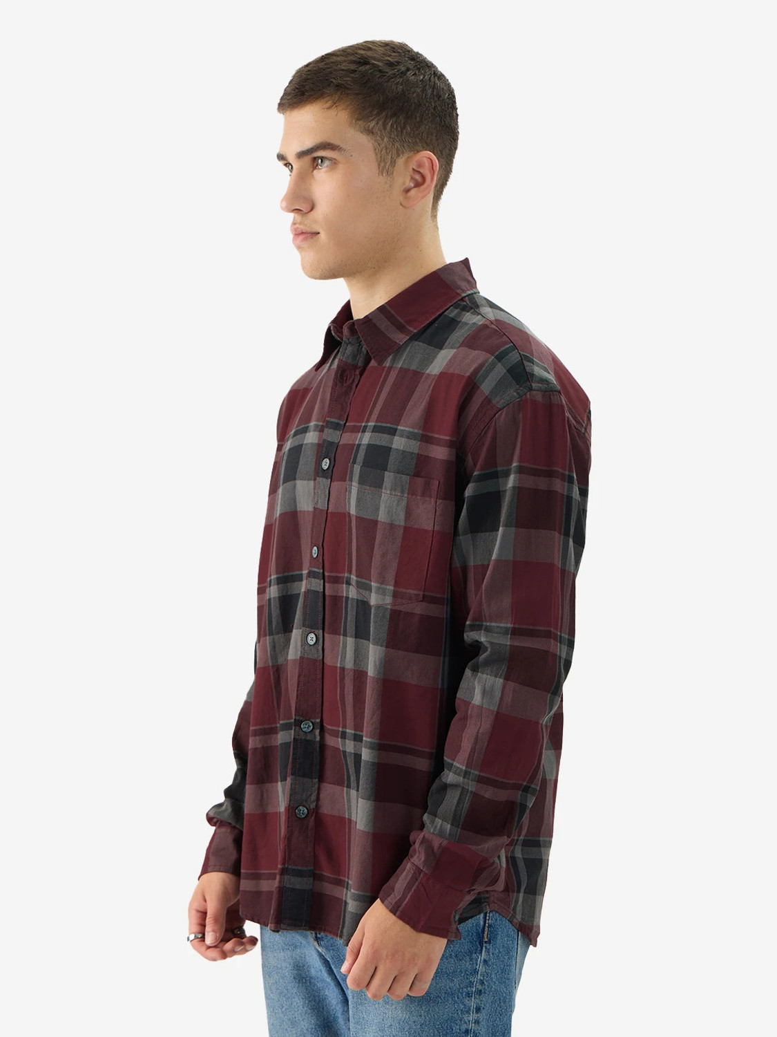 Image of The Souled Store Men Checkered Casual Multicolor Shirt
