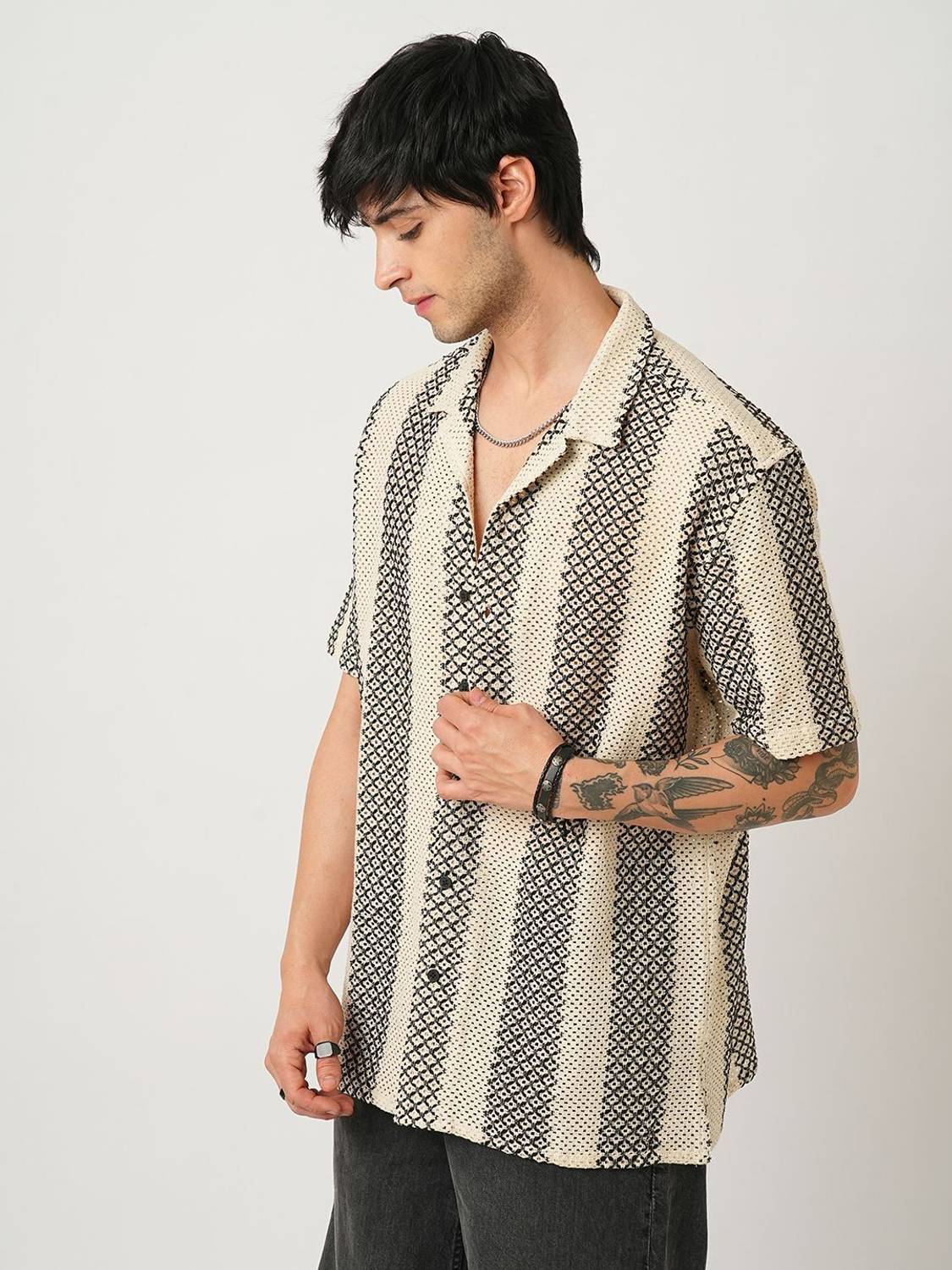 VASTRADO Men Beige Casual Shirt - Image 3