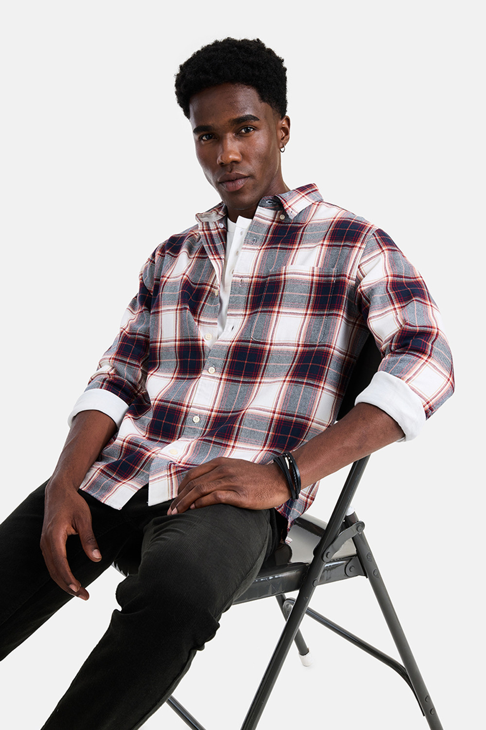 Image of Snitch Men Checkered Casual Multicolor Shirt