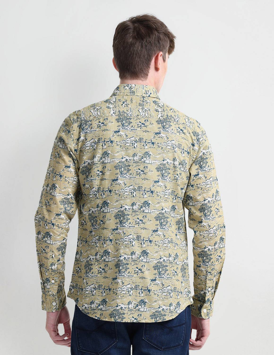 U.S. POLO ASSN. Men Multicolor Printed Casual Shirt - Image 5