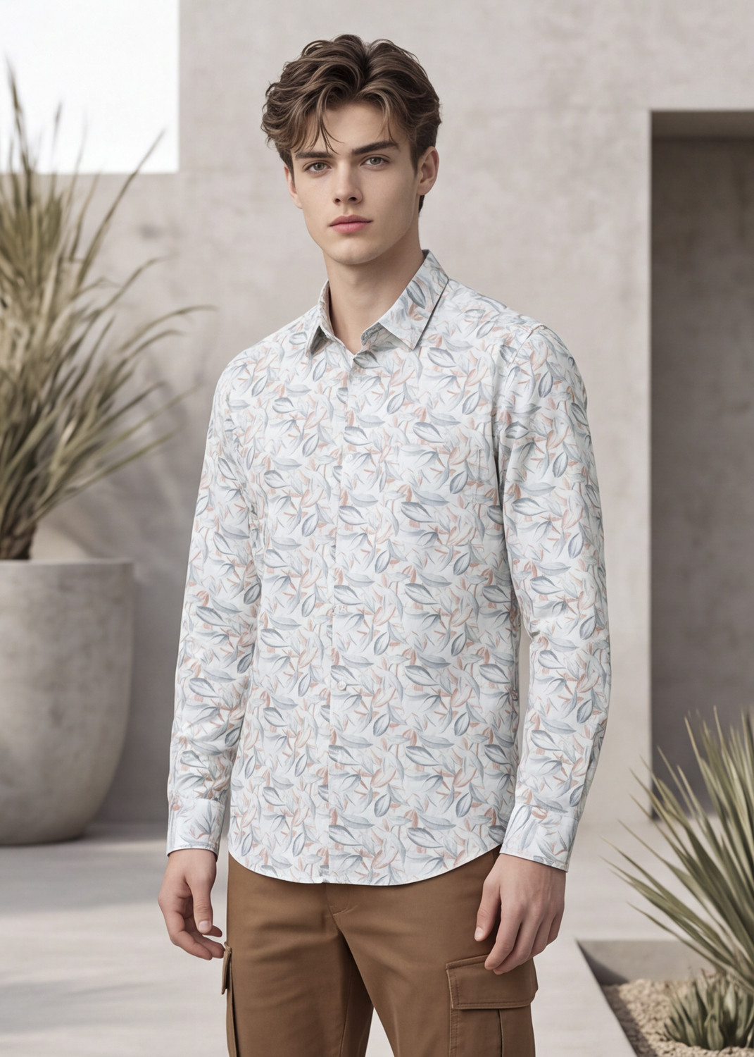 Image of KILLER Men Slim Fit Printed Casual Shirt