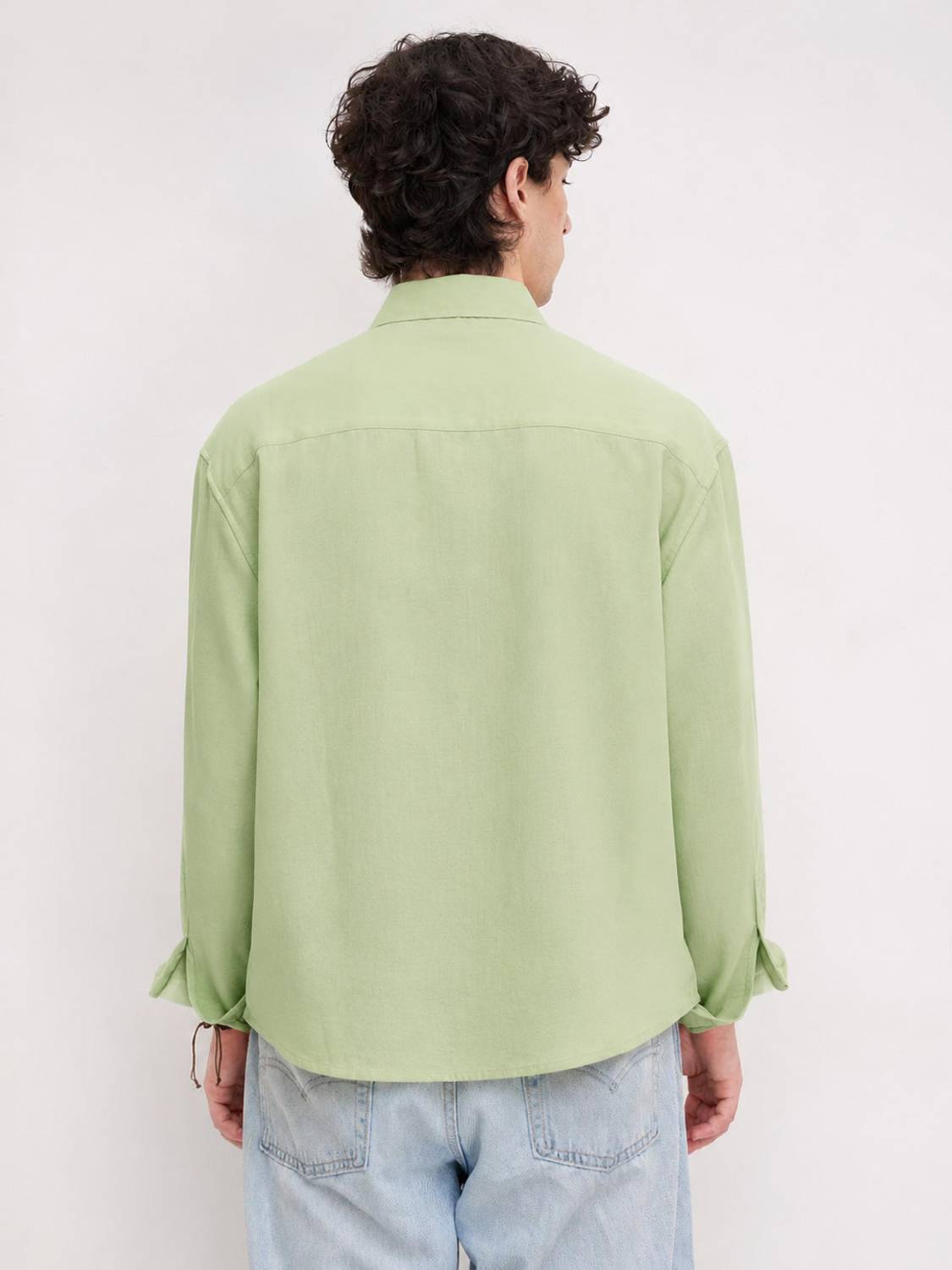 WE KAIKA Men Green Casual Shirt - Image 2