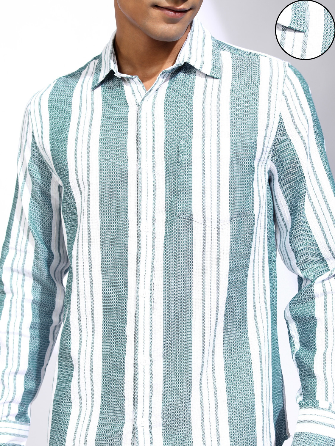 Image of LOCOMOTIVE Men Checkered Casual Multicolor Shirt