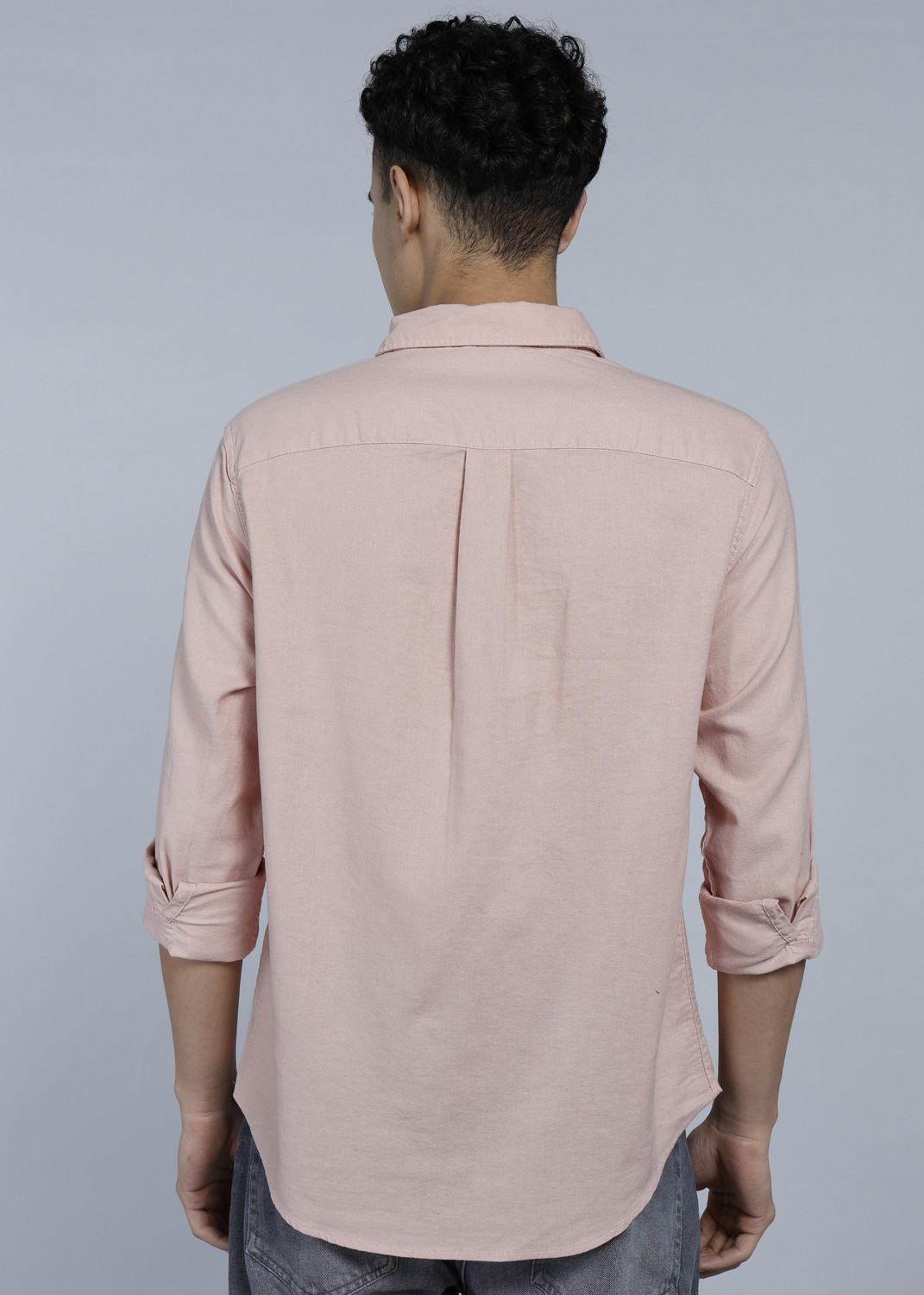 Image of LEVI'S Men Solid Casual Pink Shirt