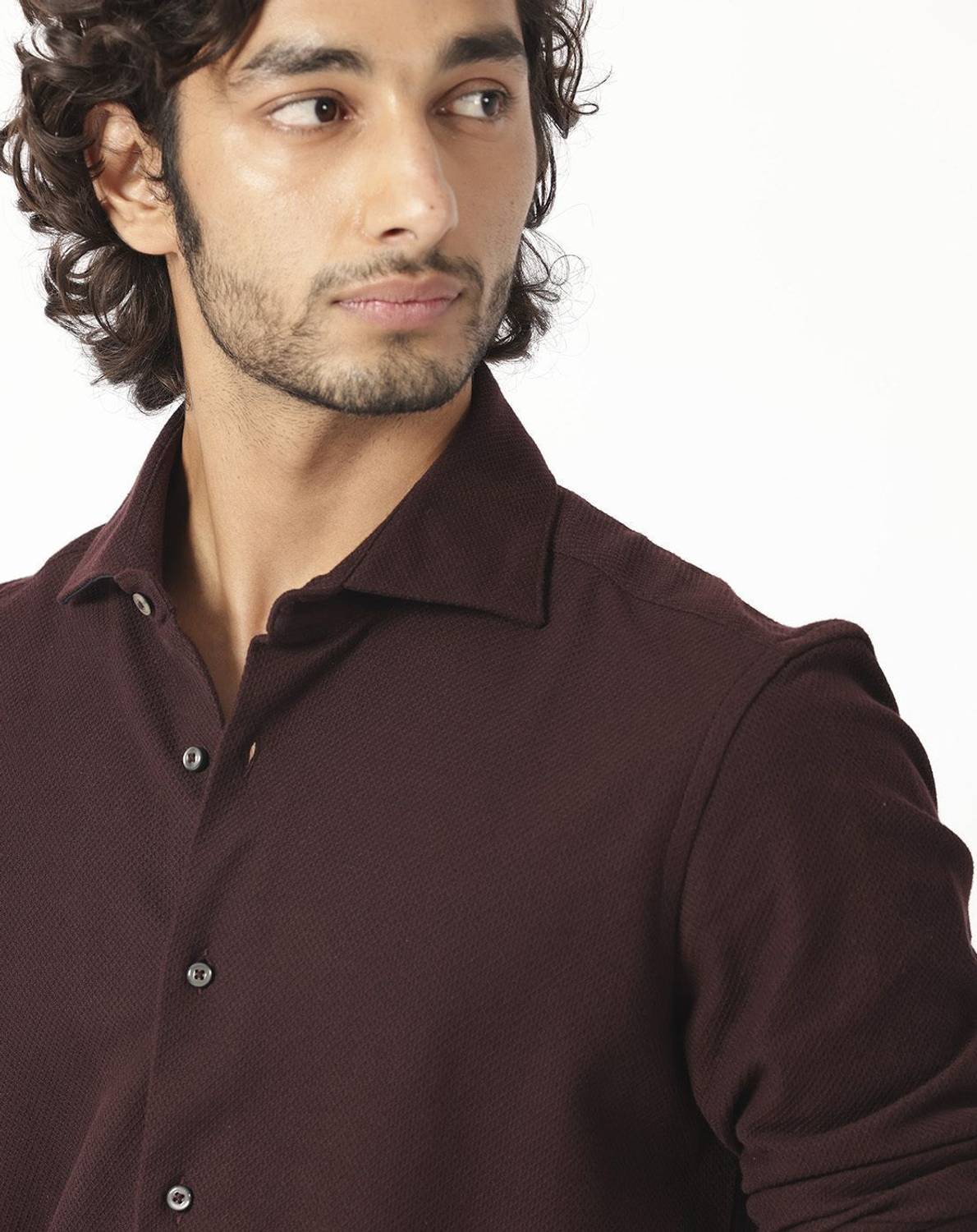 RARE RABBIT Men Brown Casual Shirt - Image 4