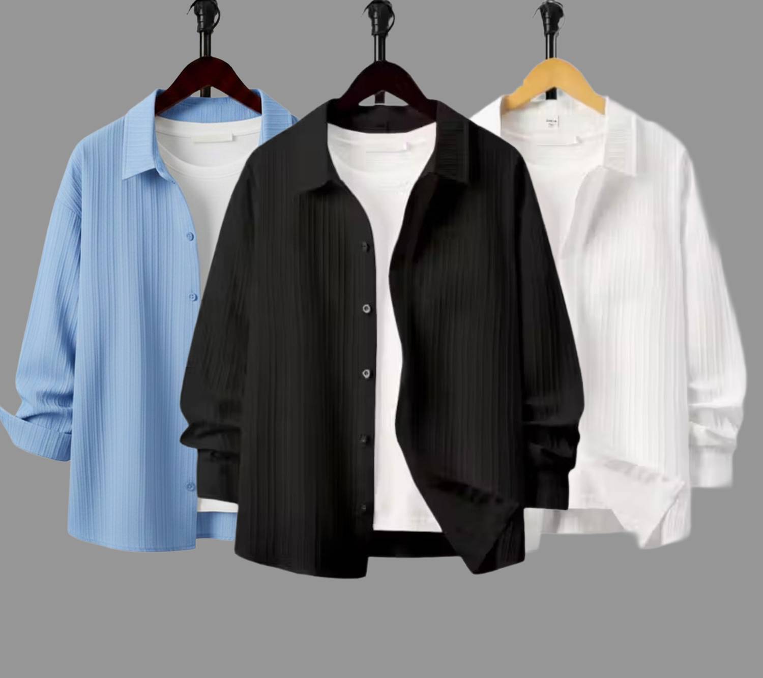 Kachhot Men Self Design Casual Multicolor Shirt