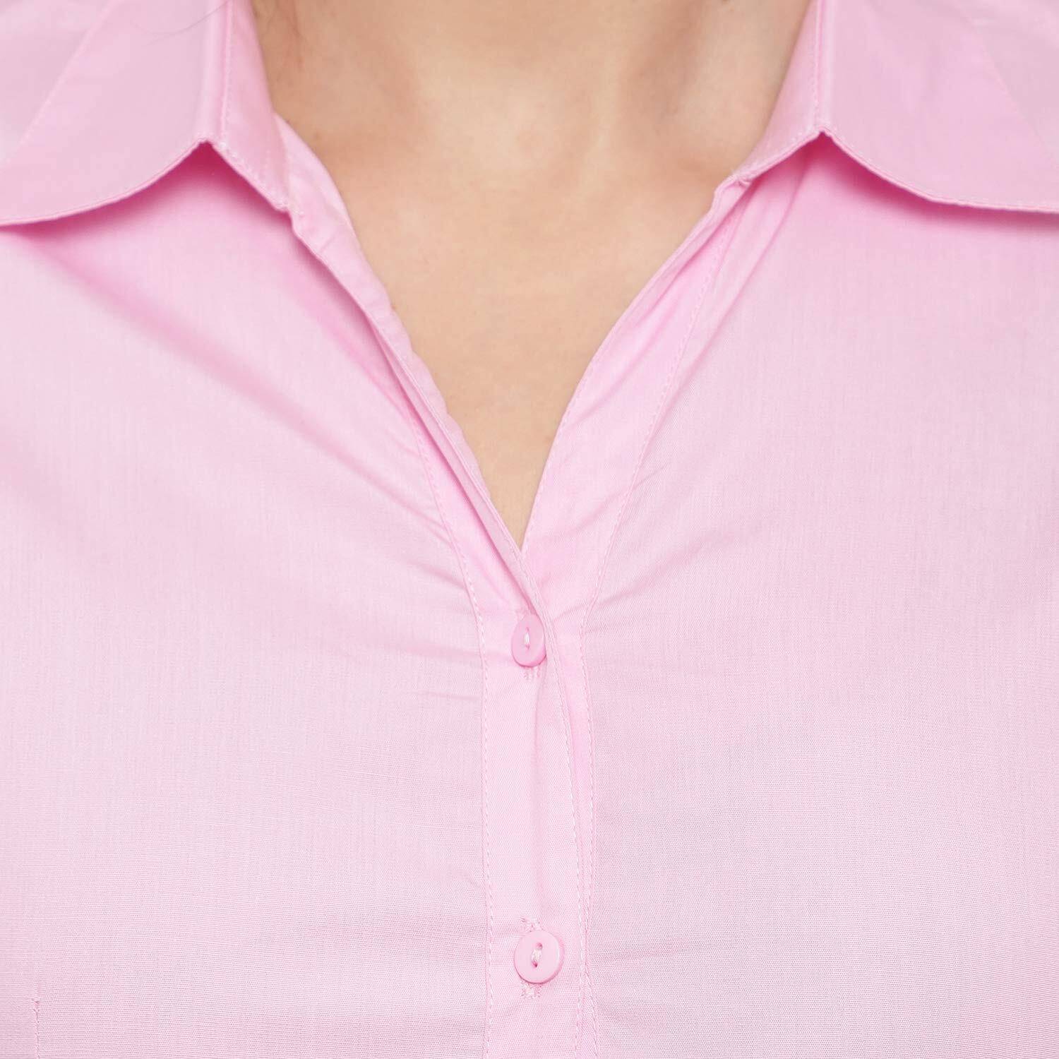 Blue Ronin Women Pink Formal Shirt - Image 4