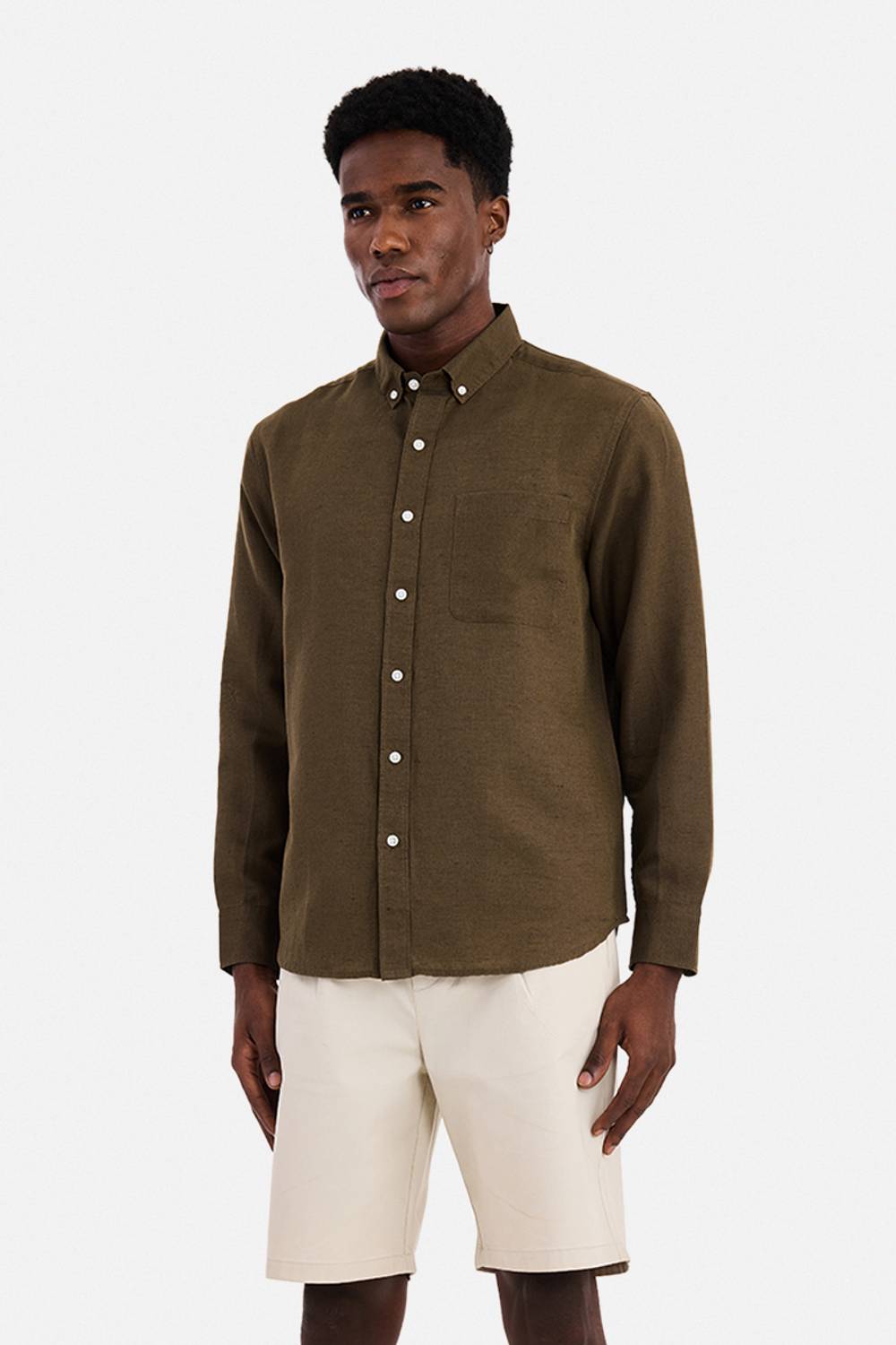 Snitch Men Brown Casual Shirt - Image 4