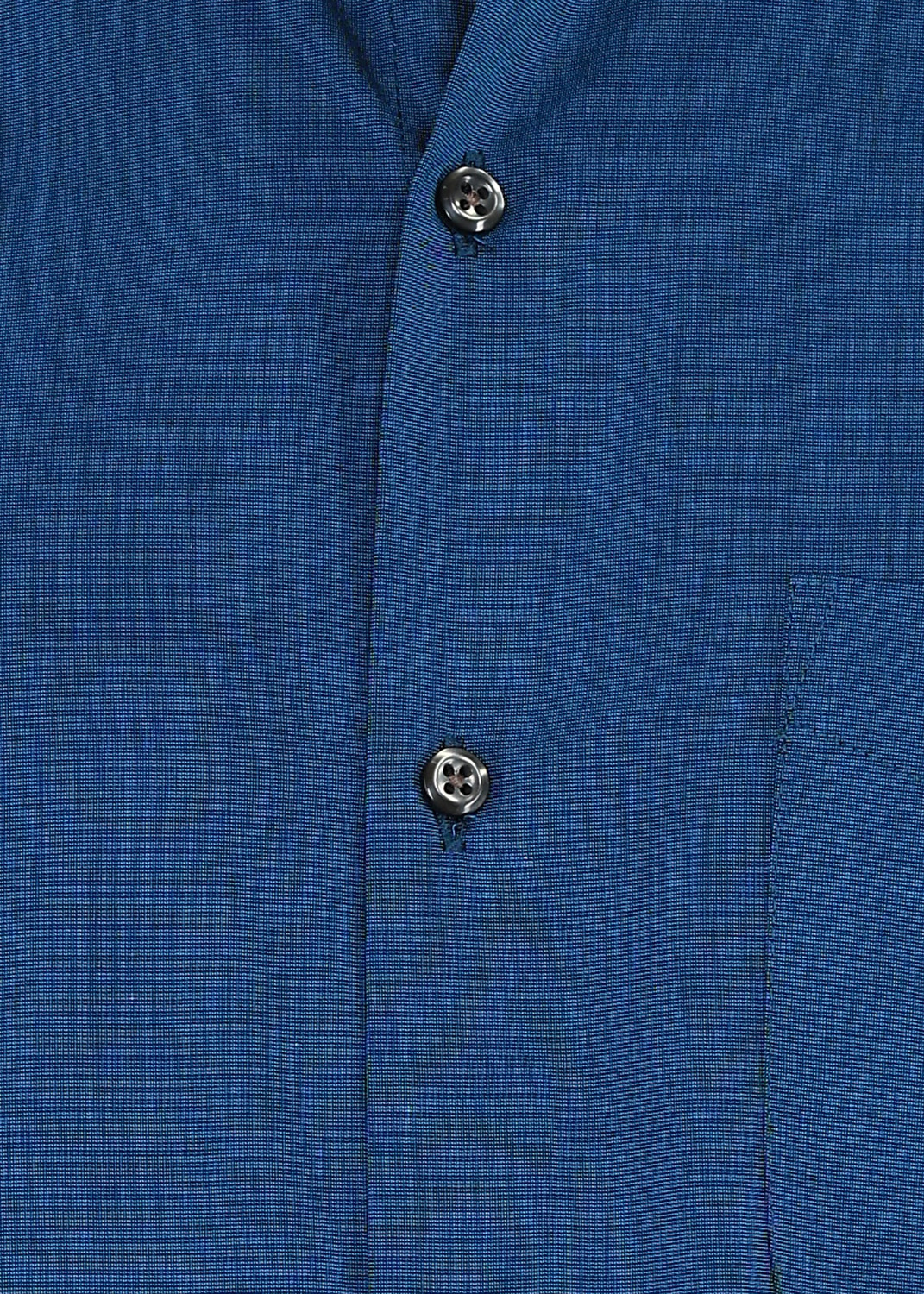 Image of PETER ENGLAND Men Checkered Formal Dark Blue Shirt