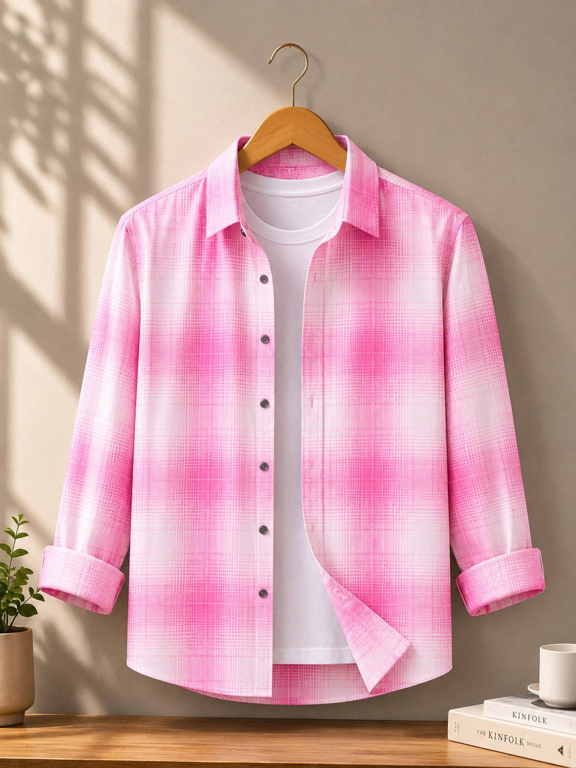 Black Deer Men Dyed/Ombre Formal Shirt