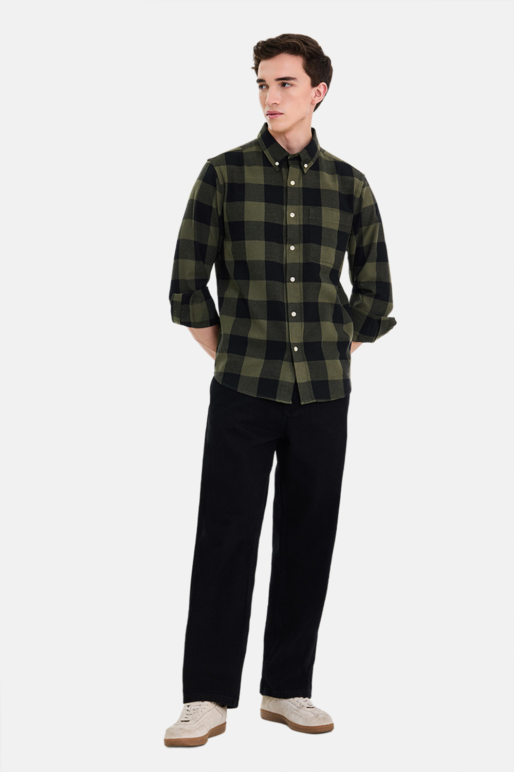 Image of Snitch Men Checkered Casual Multicolor Shirt