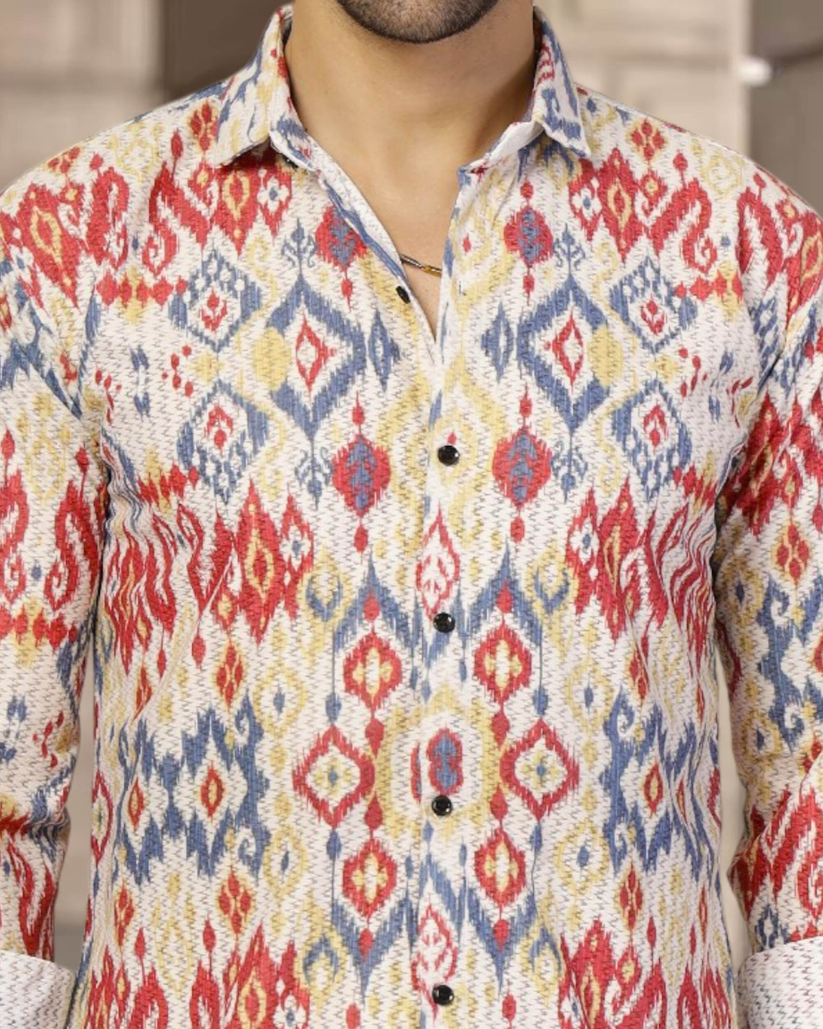Image of METRONAUT Men Printed Casual Multicolor Shirt