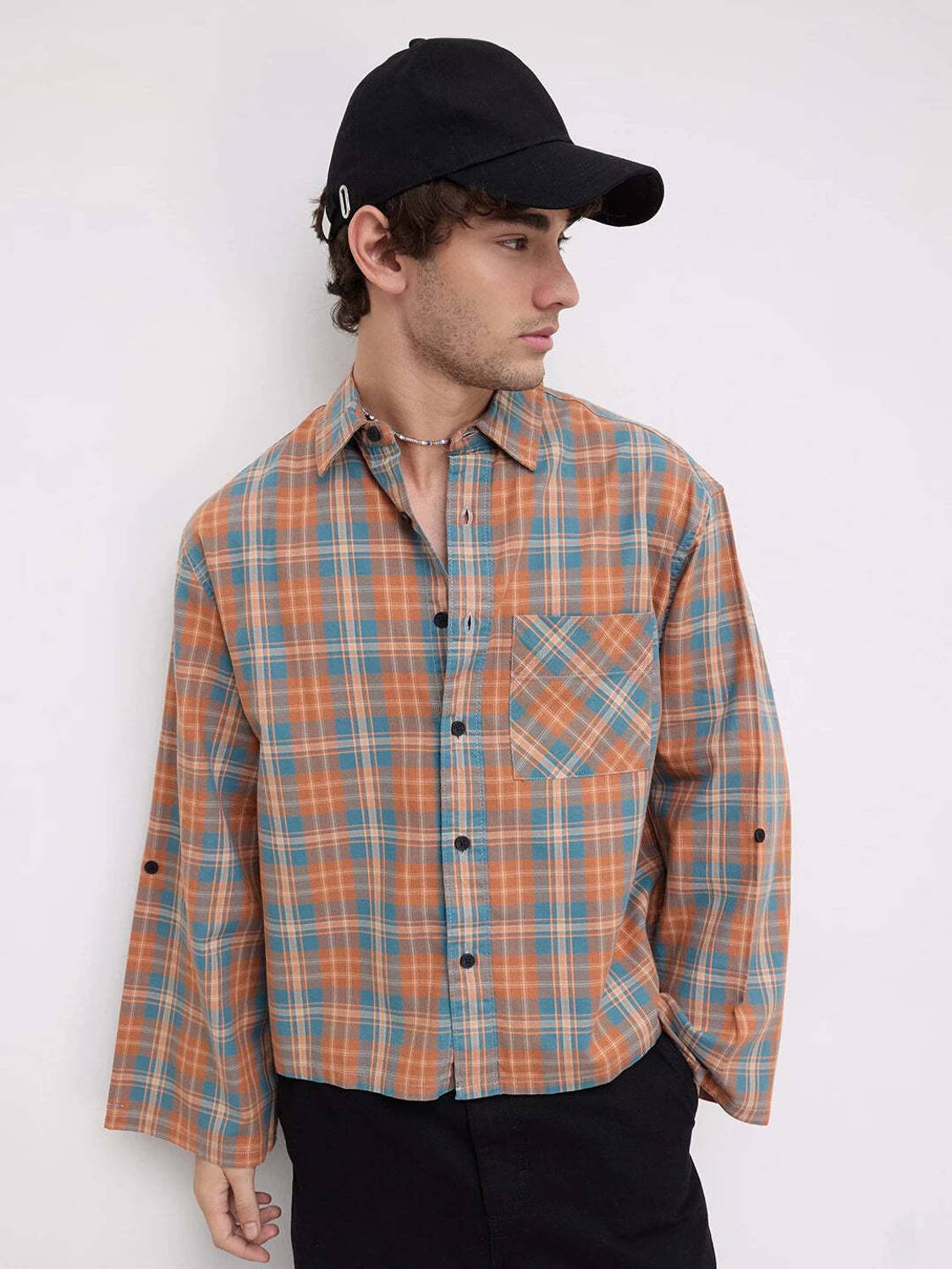 VASTRADO Men Checkered Multicolor Shirt - Image 1