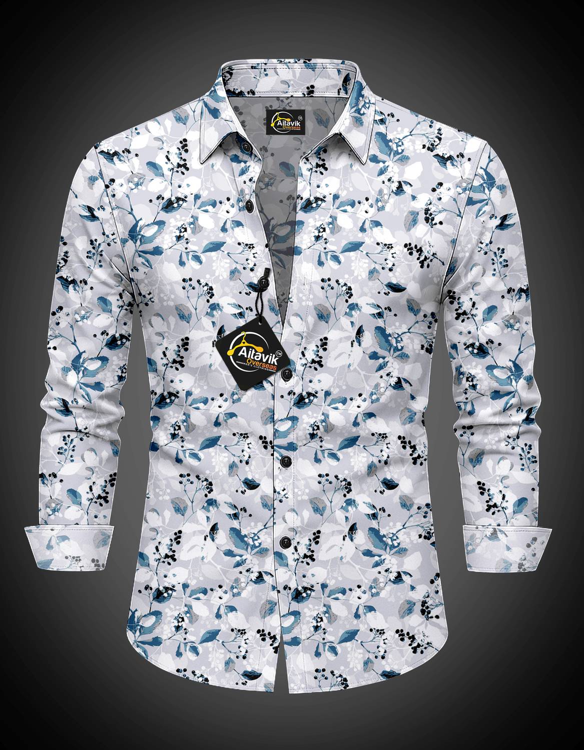 AITAVIKOVERSEAS Men Printed Casual Multicolor Shirt
