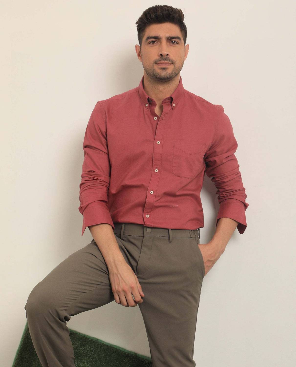 RARE RABBIT Men Pink Casual Shirt - Image 2