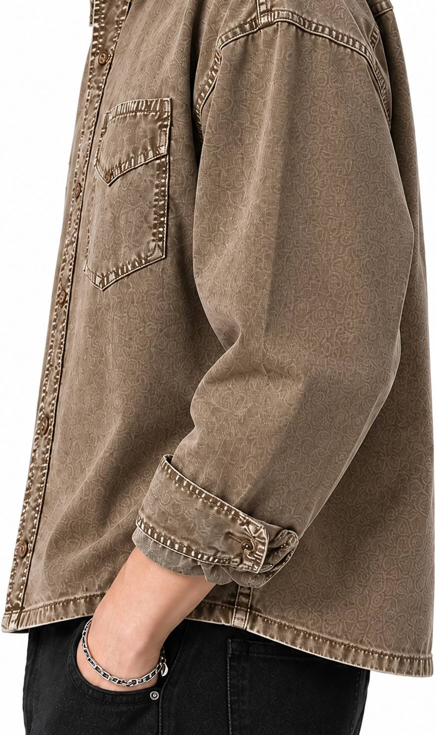youngtrends Men Brown Casual Shirt - Image 5
