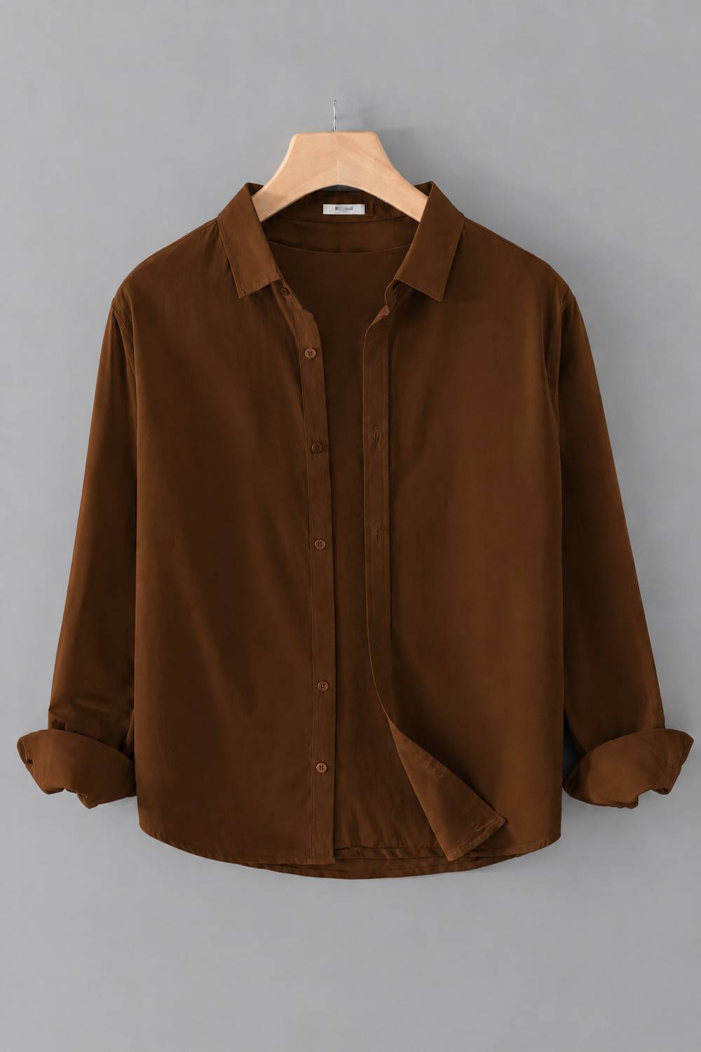 TorontoCN Men Brown Casual Shirt - Image 1