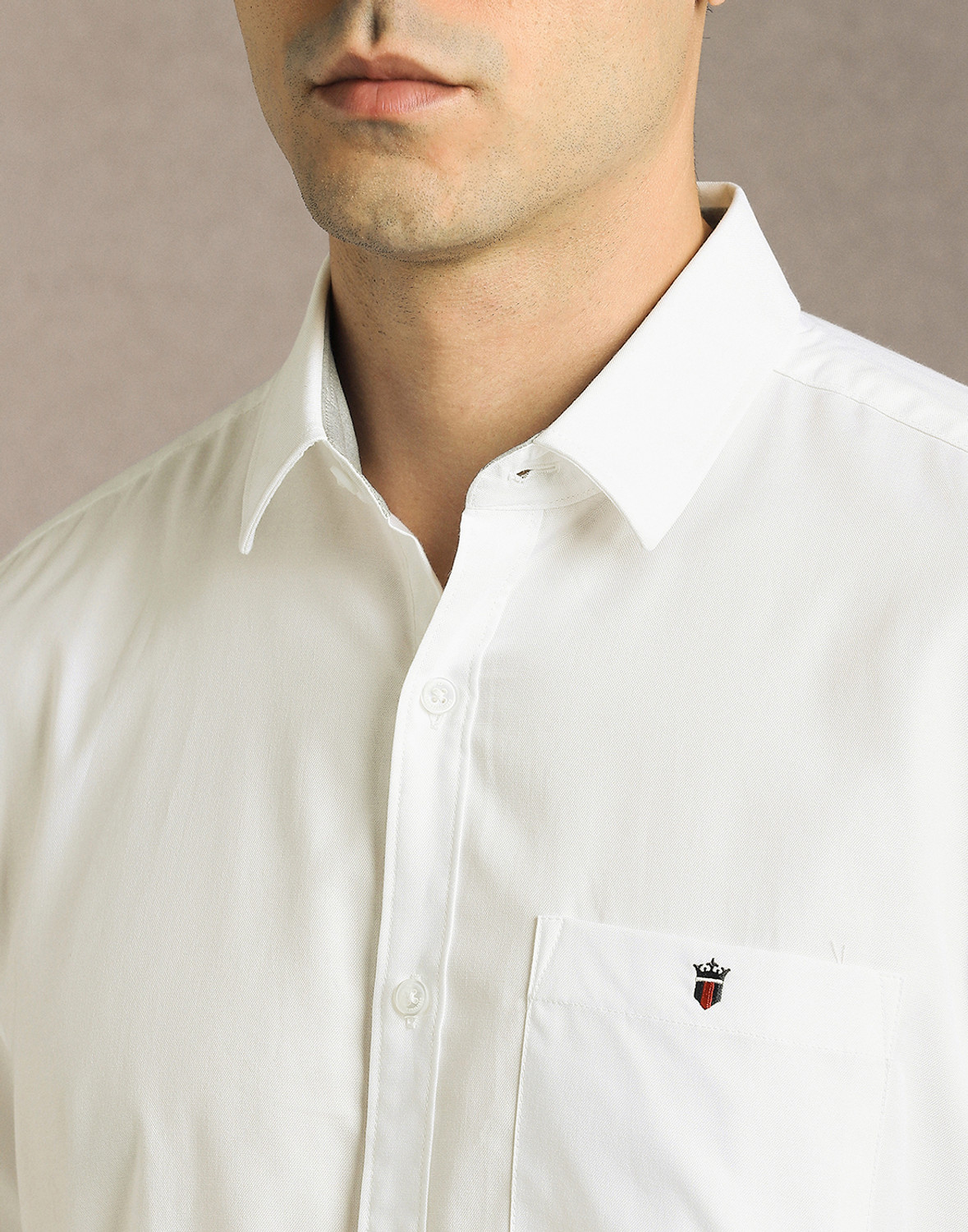 Image of Louis Philippe Sport Men Slim Fit Solid Casual Shirt