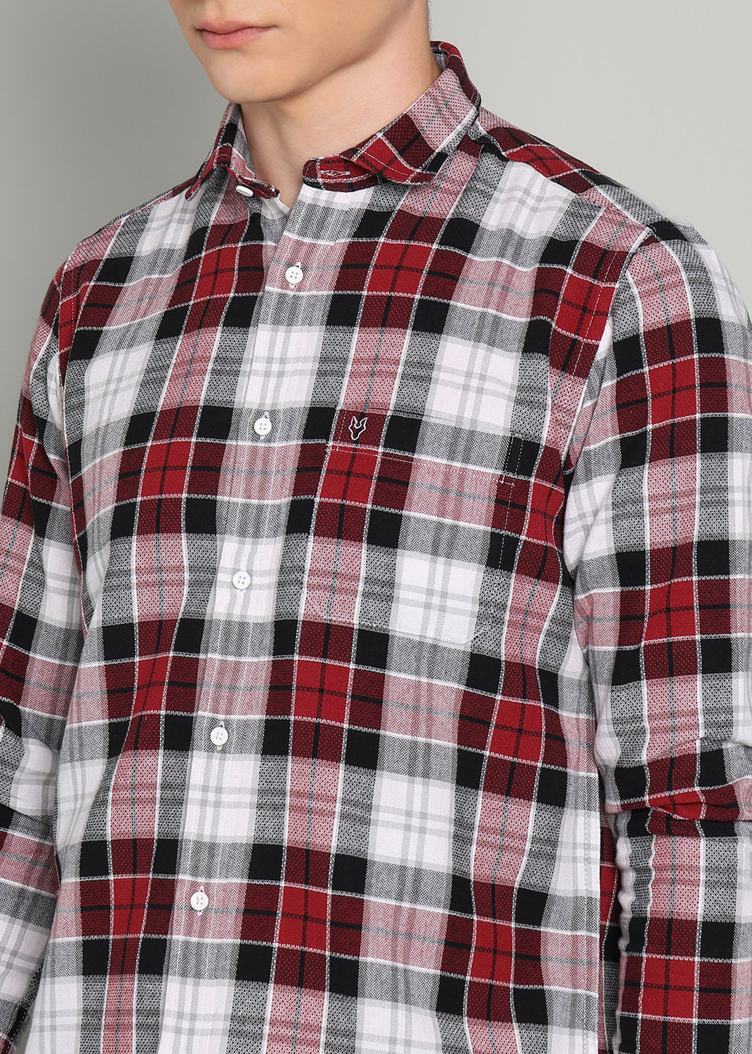 Image of INTEGRITI Men Checkered Casual Multicolor Shirt