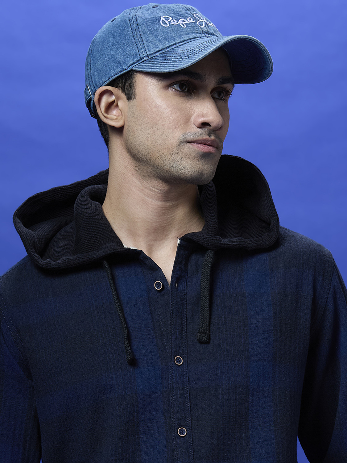 Image of Pepe Jeans Men Regular Fit Checkered Casual Shirt